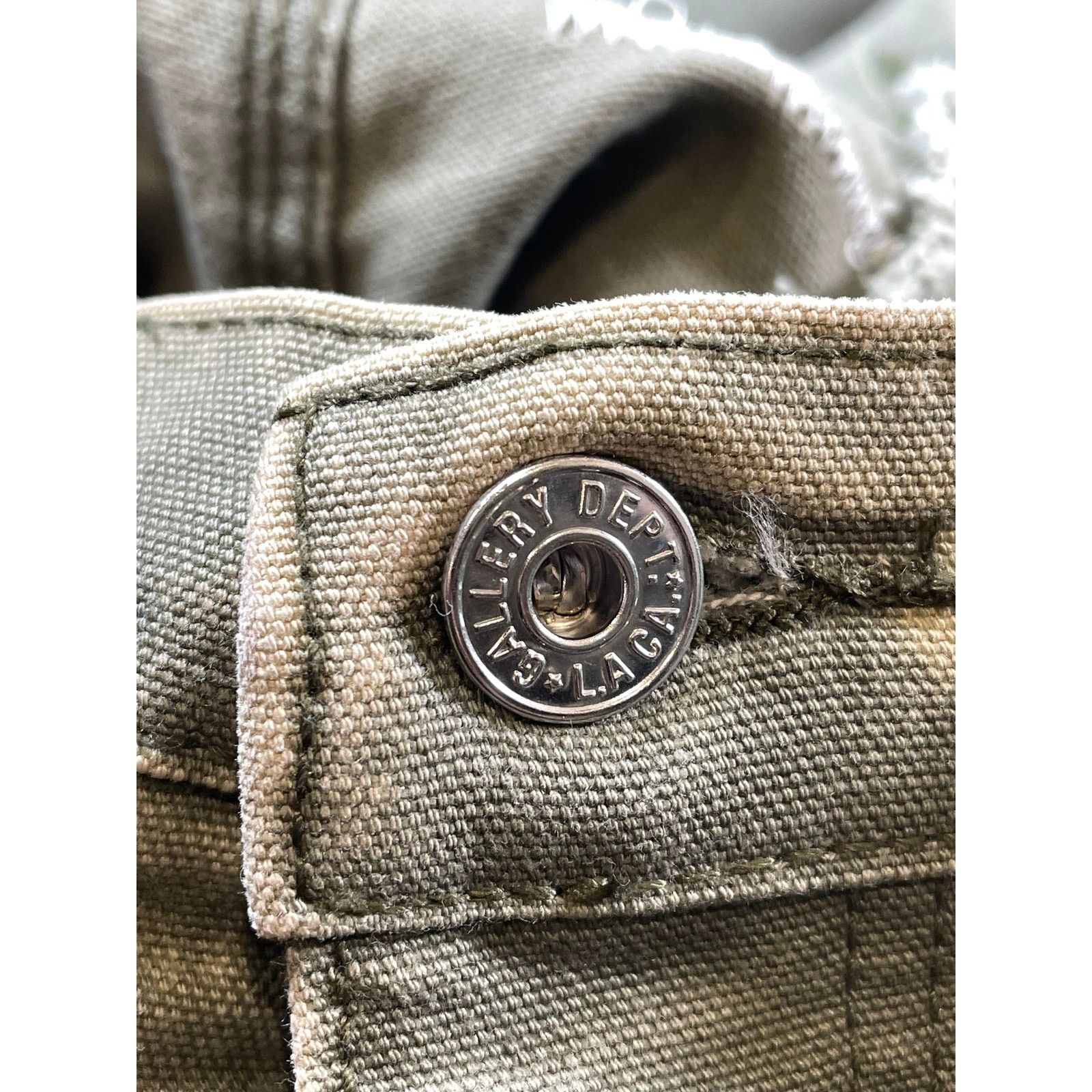 Gallery Dept. Gallery Dept Flared Olive Jeans Size US 40 / EU 56 - 3 Thumbnail