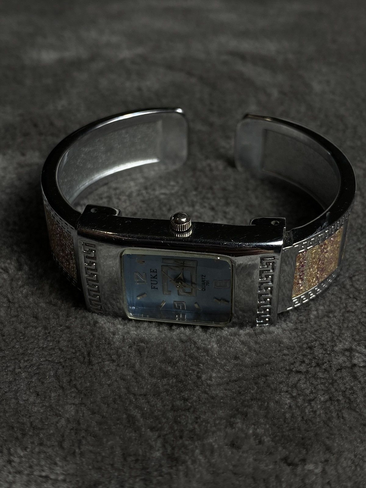 Japanese Brand × Jewelry × Vintage Futuristic Vintage Japanese Style Fuke Cuff Watch Work 100% Size ONE SIZE - 2 Thumbnail