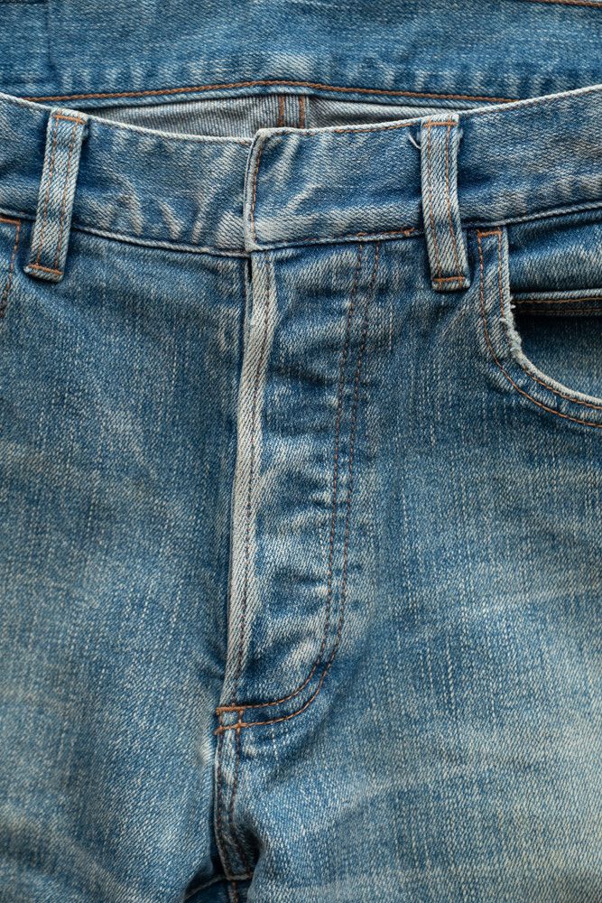 Balmain 2011FW 3D BLUE DENIM Christophe Decarnin Size US 27 - 8 Thumbnail