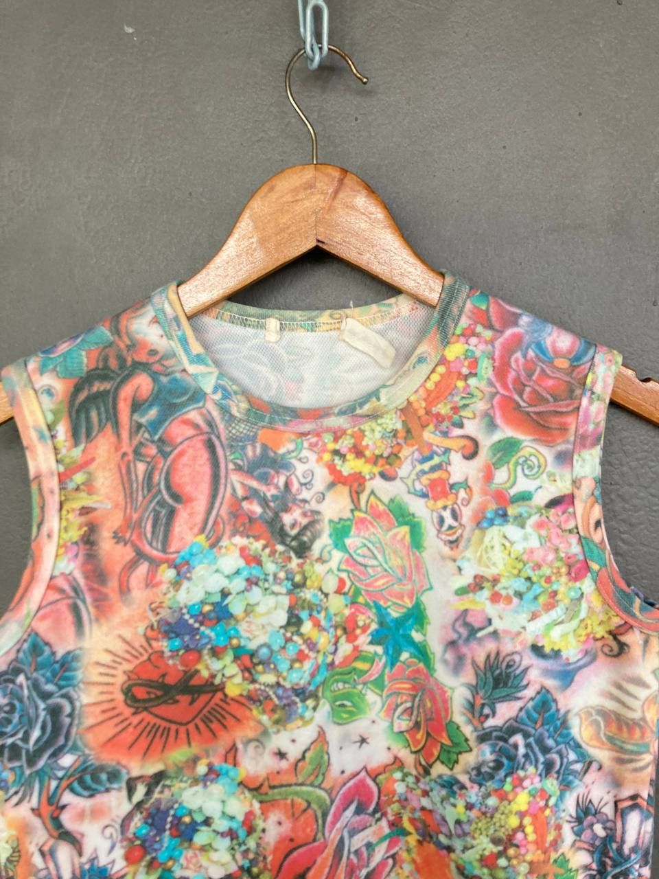 Comme des Garcons Comme des Garçons Tattoo Print Top Size S / US 4 / IT 40 - 3 Thumbnail