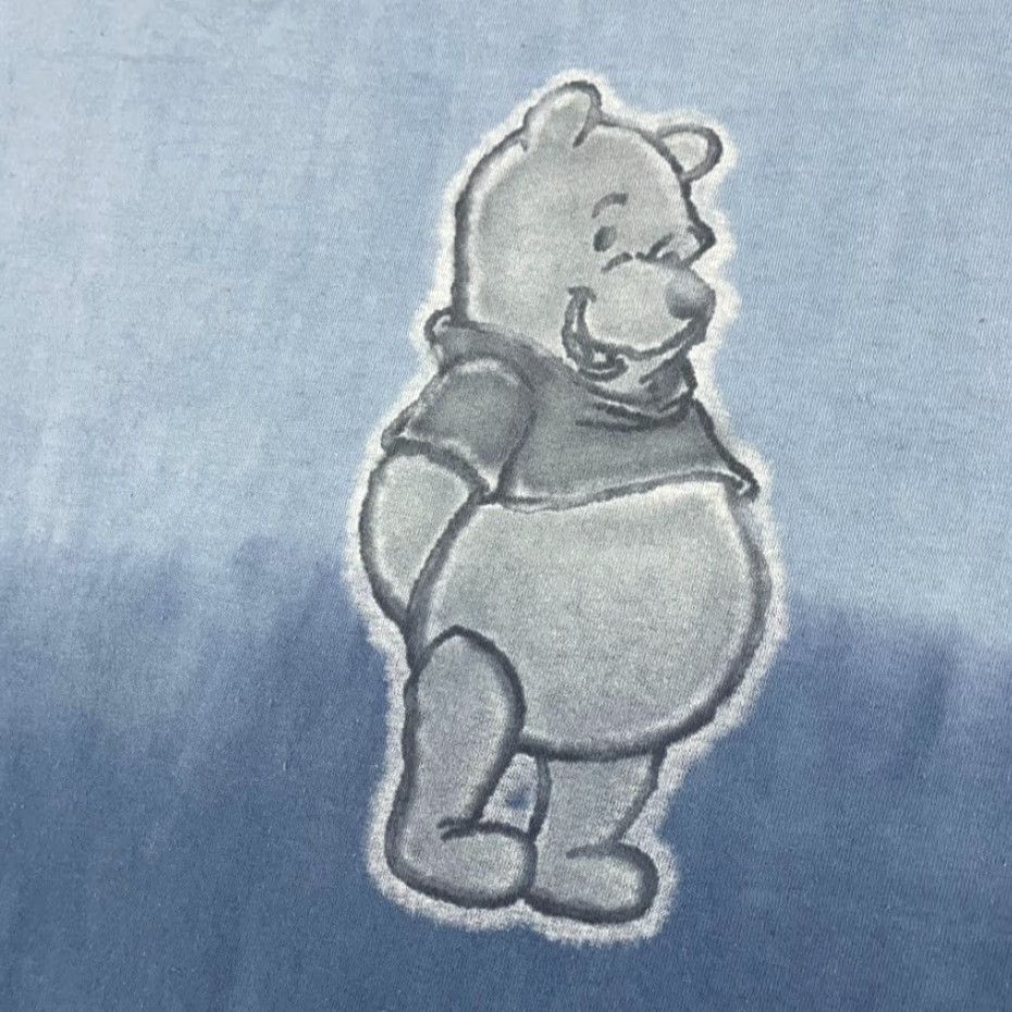 Disney VTG Winnie The Pooh Shirt Mens M Blue Two-Tone Disney Store Tee USA Size US M / EU 48-50 / 2 - 2 Thumbnail