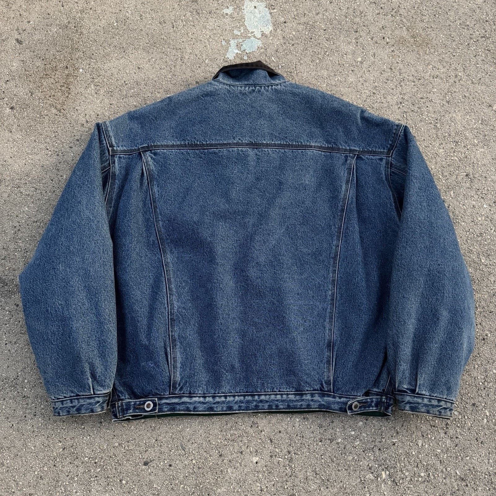 Levi's × Vintage Vintage 90s Levi’s Silvertab Reversible Puffer Denim Jacket Size US XL / EU 56 / 4 - 7 Thumbnail
