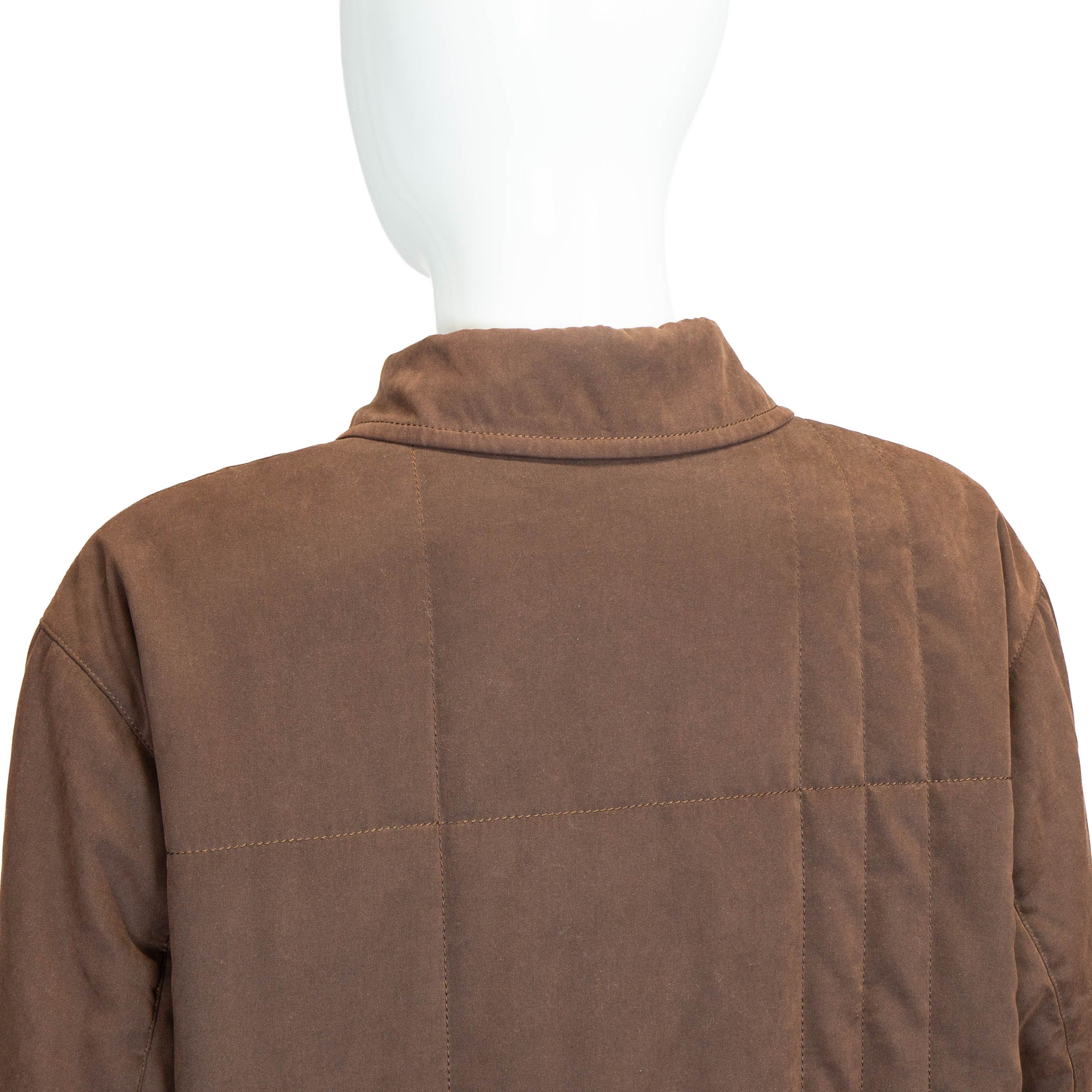 Burberry BURBERRY Check Women Brown Coat Jacket Vintage 90s 00s Size M / US 6-8 / IT 42-44 - 4 Thumbnail