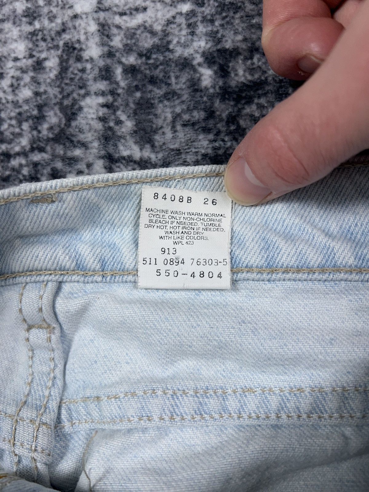 Levi's × Vintage Vintage 90s Levi’s 550 Denim Jeans Made in USA 32x32 Size US 32 / EU 48 - 5 Thumbnail