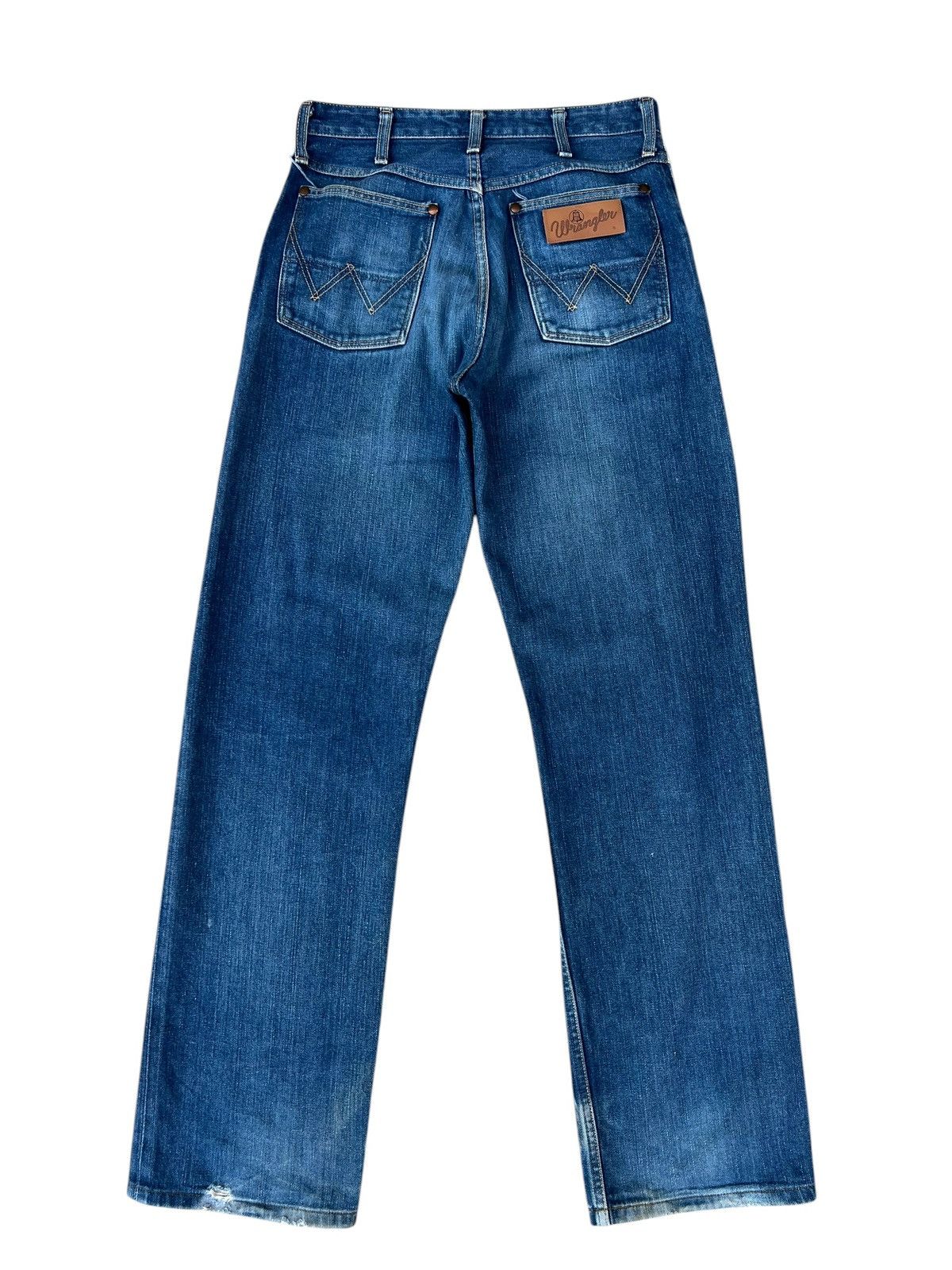 Wrangler Vintage 90s Wrangler Blue Bell Faded Denim Selvedge Jeans Size US 30 / EU 46 - 11 Thumbnail