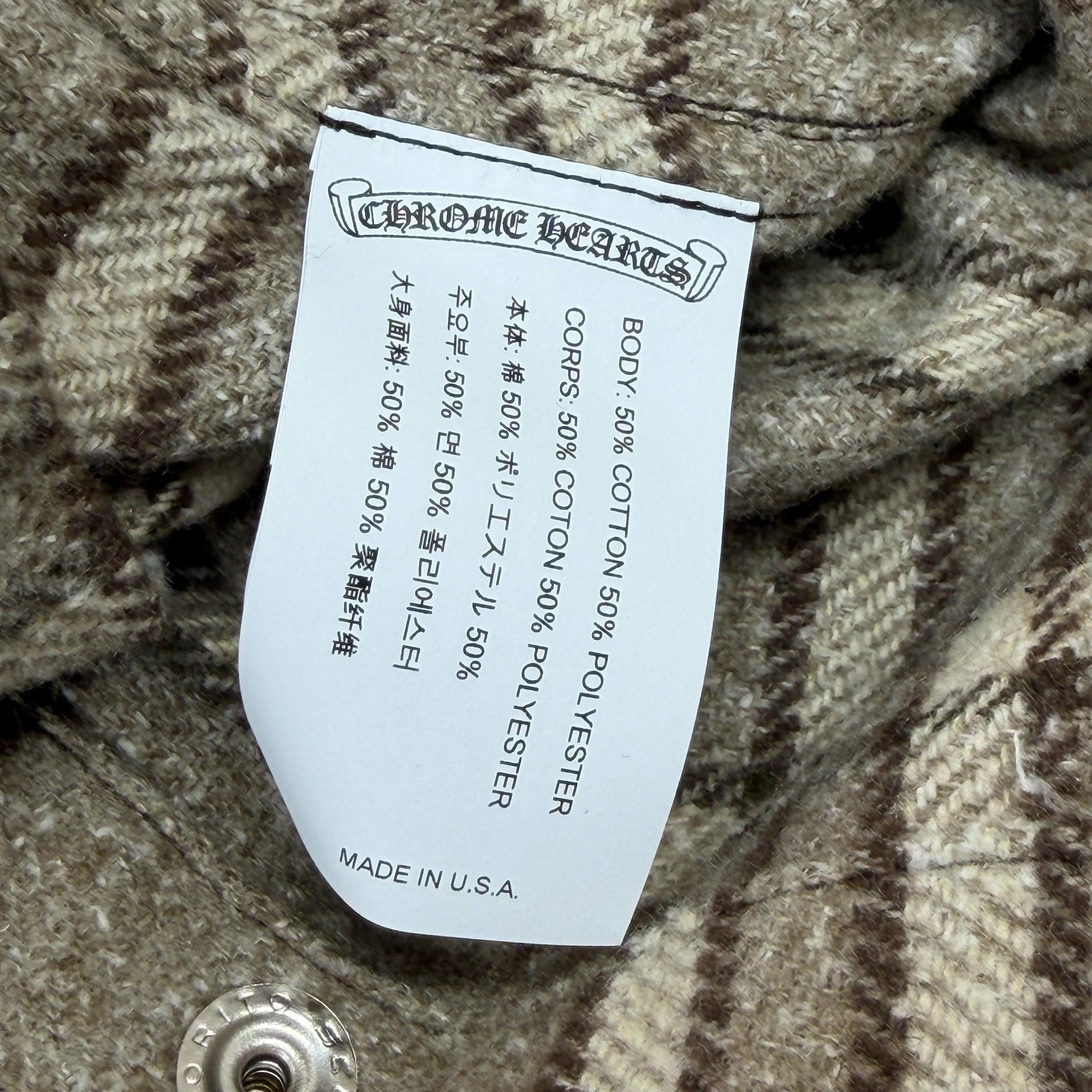 Chrome Hearts Chrome Hearts Flannel Work Dog M Size US M / EU 48-50 / 2 - 7 Thumbnail