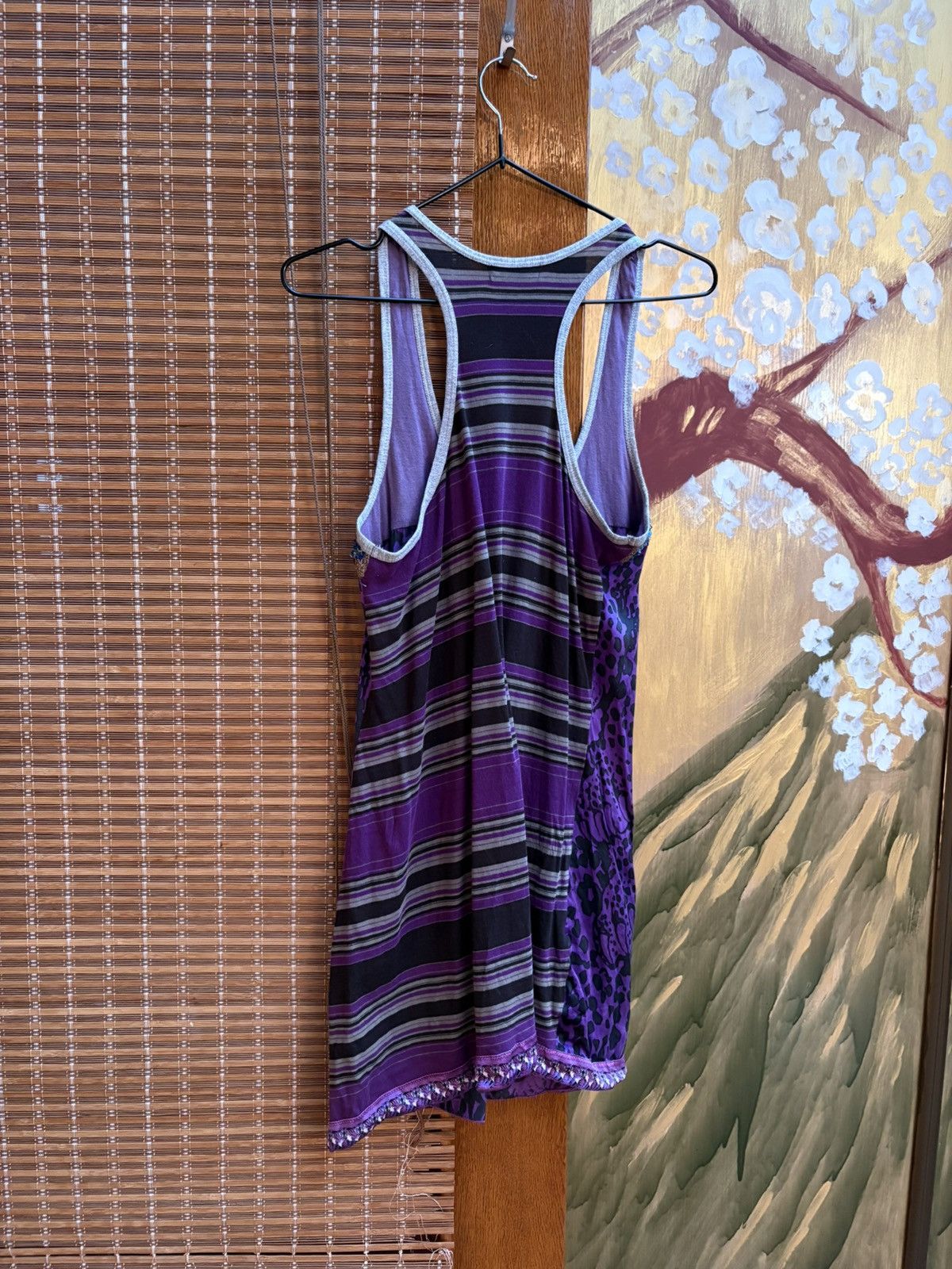 Custo Barcelona Y2K Custo Barcelona Leopard Printed Sequin Mini Tank Dress Size XS / US 0-2 / IT 36-38 - 2 Thumbnail