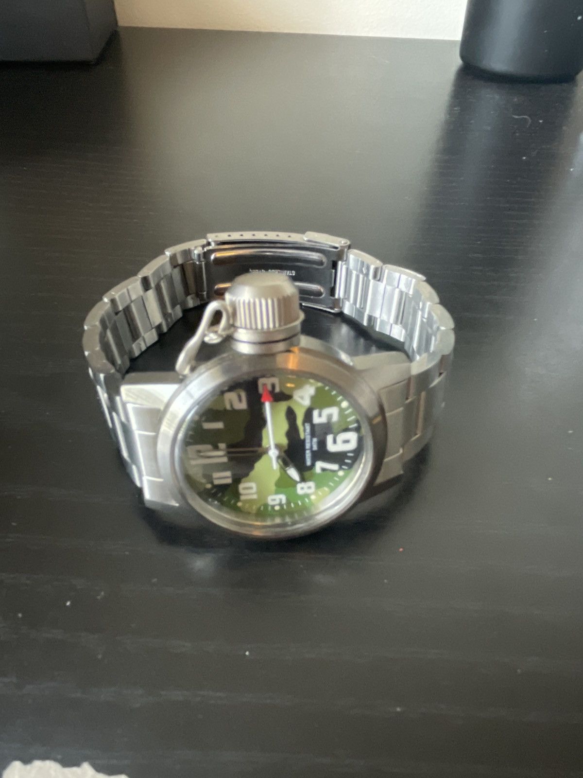 Fossil Vintage Army green silver watch Size ONE SIZE - 2 Thumbnail