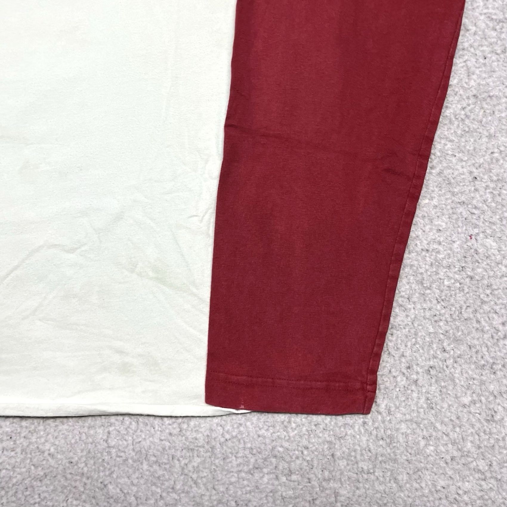 Abercrombie & Fitch Abercrombie & Fitch Shirt Mens L Red Raglan Long Sleeve VTG Made USA Y2K Size US L / EU 52-54 / 3 - 7 Thumbnail