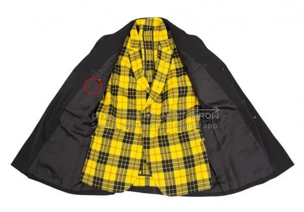 Comme des Garcons Comme des Garcons Black Retro Plaid Fake Two-Piece Top Size S / US 4 / IT 40 - 4 Thumbnail