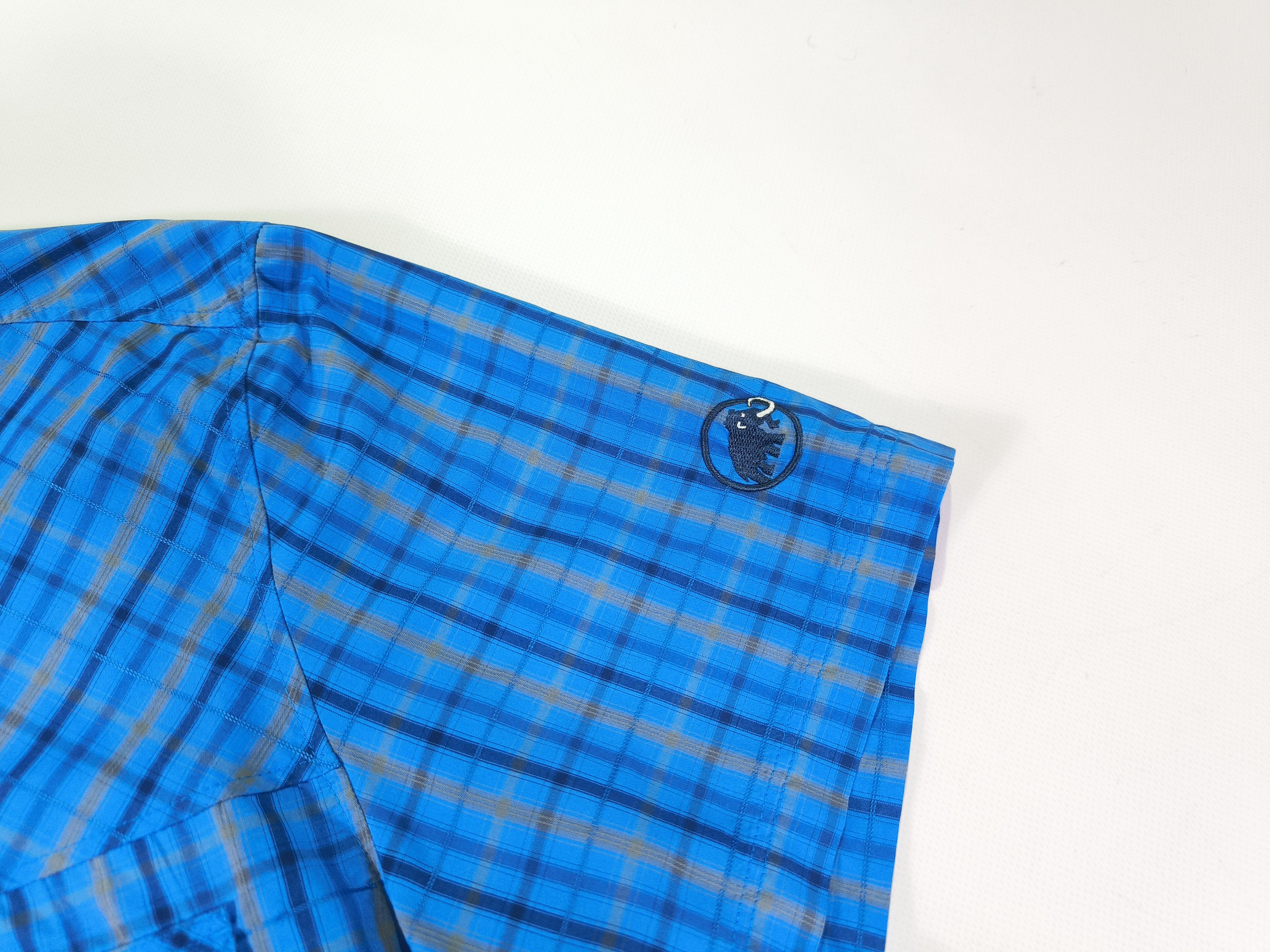 Mammut Mammut Blue Checkered Shirt Size 2XL Size US XXL / EU 58 / 5 - 4 Thumbnail