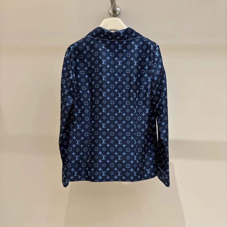 Louis Vuitton Louis Vuitton ESCALE long sleeve pajama shirt Size XS / US 0-2 / IT 36-38 - 2 Thumbnail