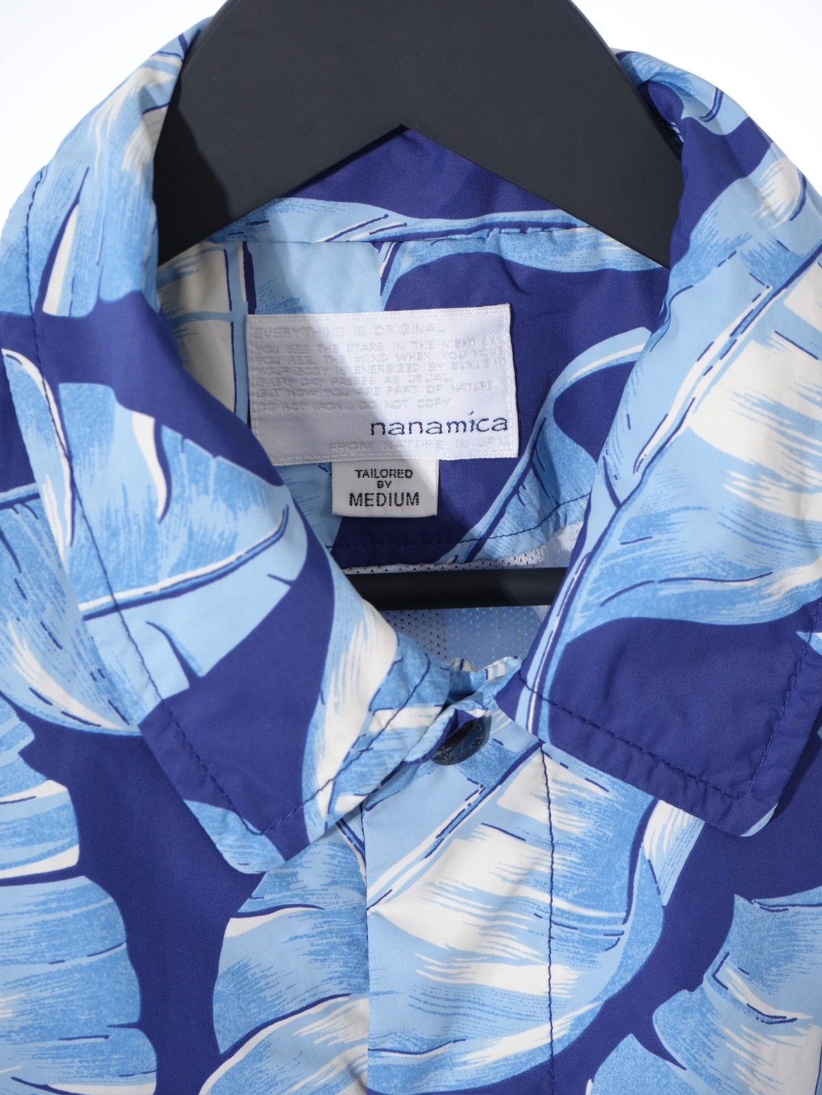 Nanamica Nanamica Blue Leaf Ground Jacket M Size US M / EU 48-50 / 2 - 3 Thumbnail