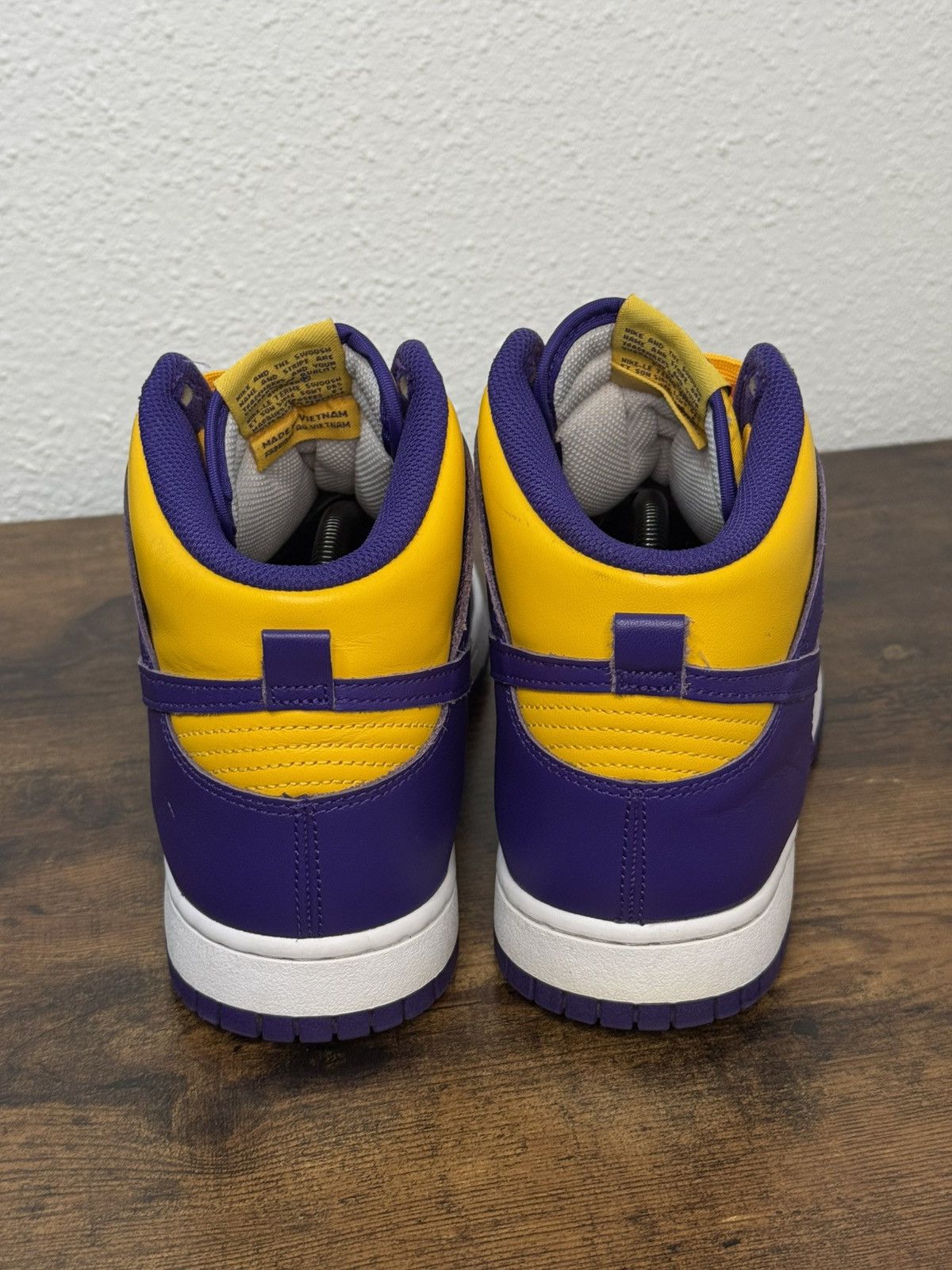 Nike Nike Dunk High Lakers size 10 Size US 10 / EU 43 - 3 Thumbnail