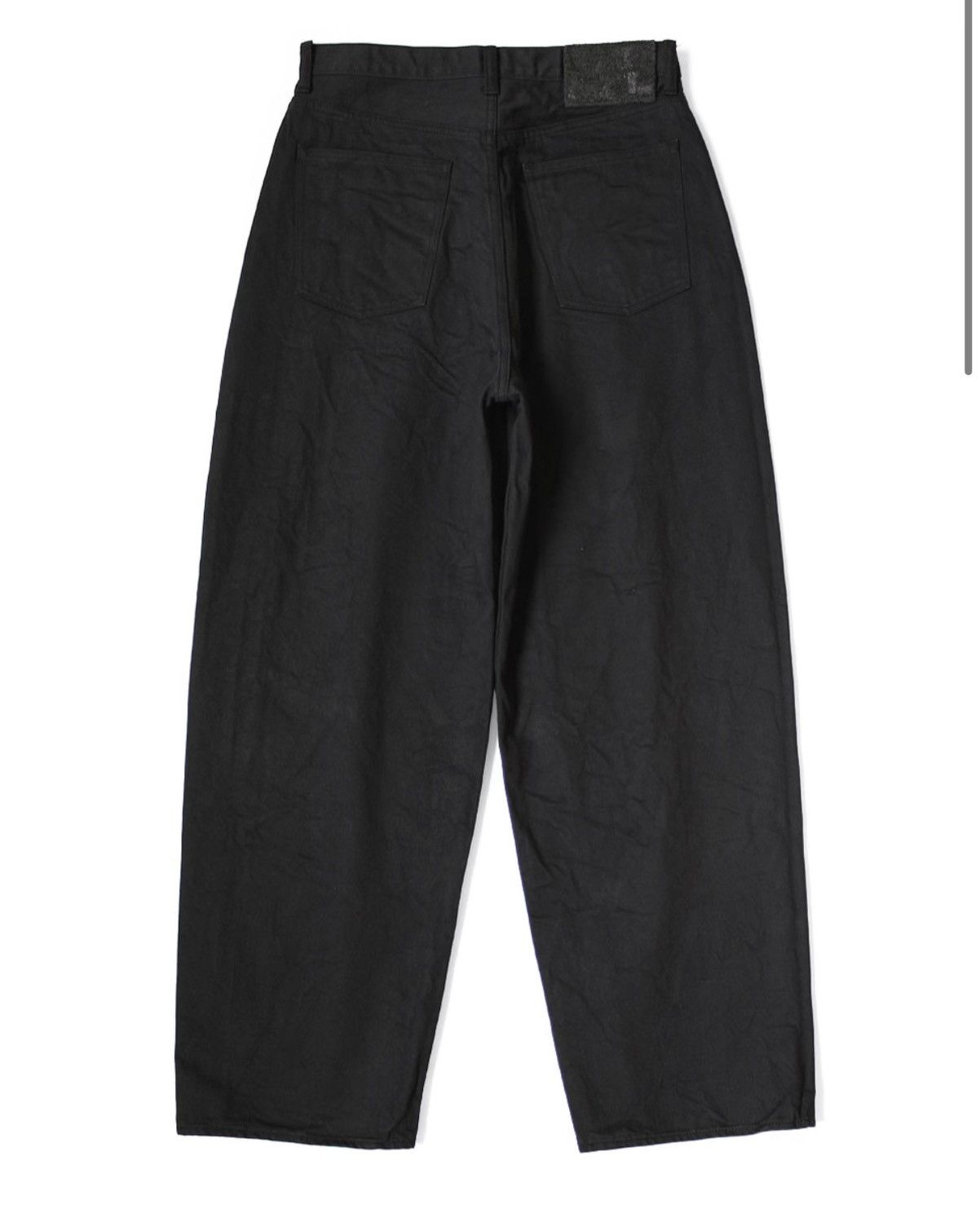 Kapital 14oz Black x Black Denim Club Baggy 5-Pocket Pants Size US 32 / EU 48 - 11 Thumbnail