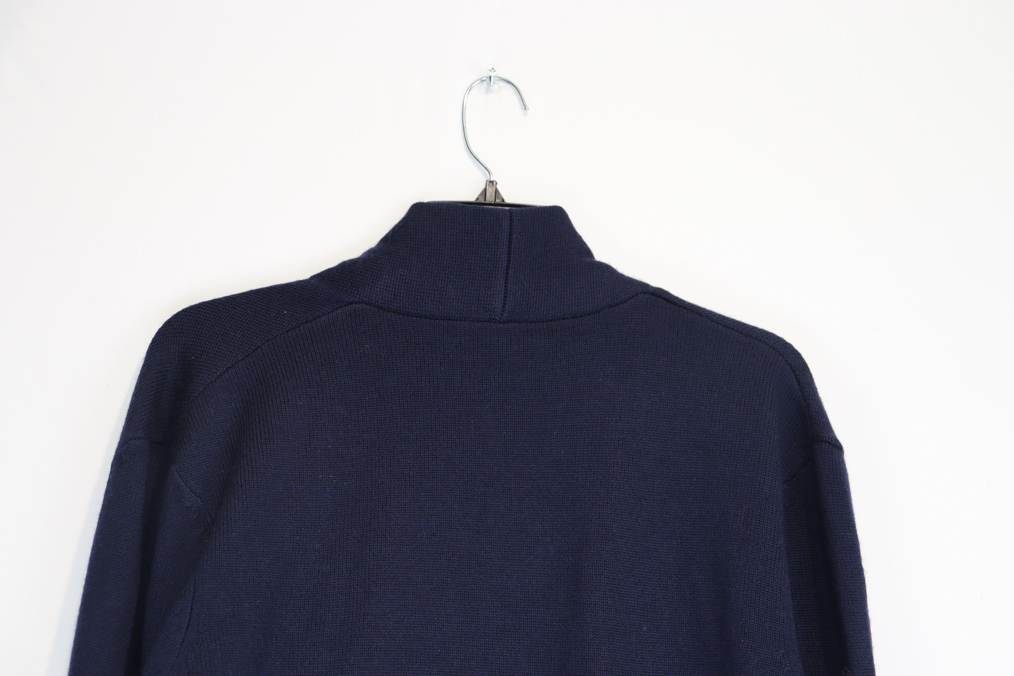 JW Anderson o1rshd1 Logo Knitwear in Navy/Ice Blue Size US M / EU 48-50 / 2 - 11 Thumbnail