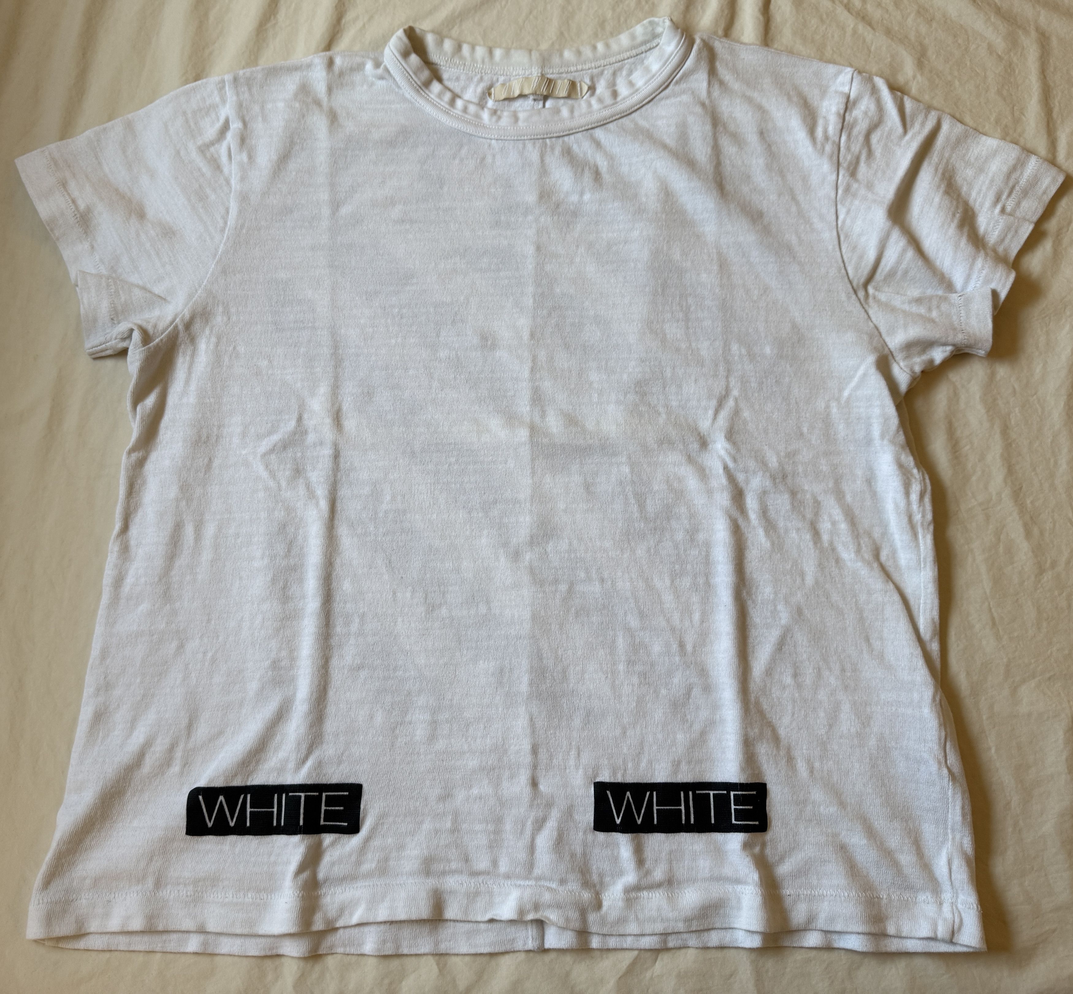 Off-White Off-White "Blue Collar" tee - Men's S Size US S / EU 44-46 / 1 - 2 Thumbnail