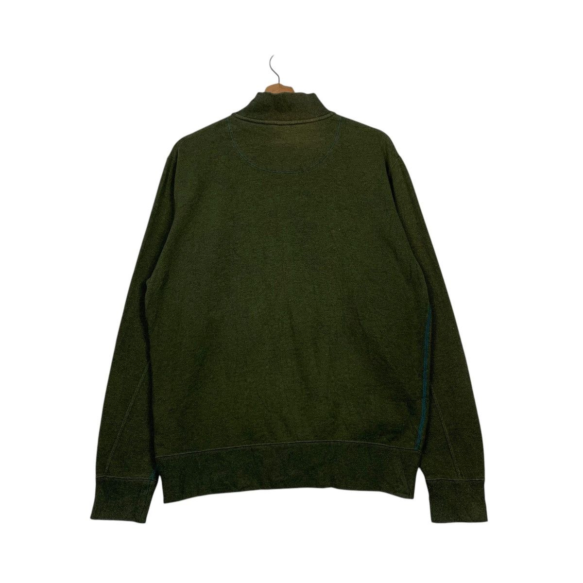 Paul Smith PAUL SMITH Turtleneck Green Zipper Sweater #2208-C97 Size US L / EU 52-54 / 3 - 7 Thumbnail