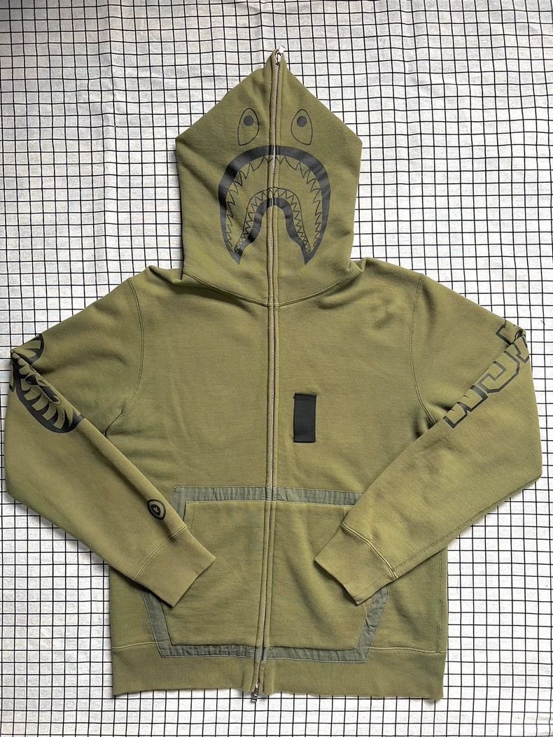 Bape Bape Pilot Shark Hooded Jacket-2508 Size US XL / EU 56 / 4 - 1 Thumbnail