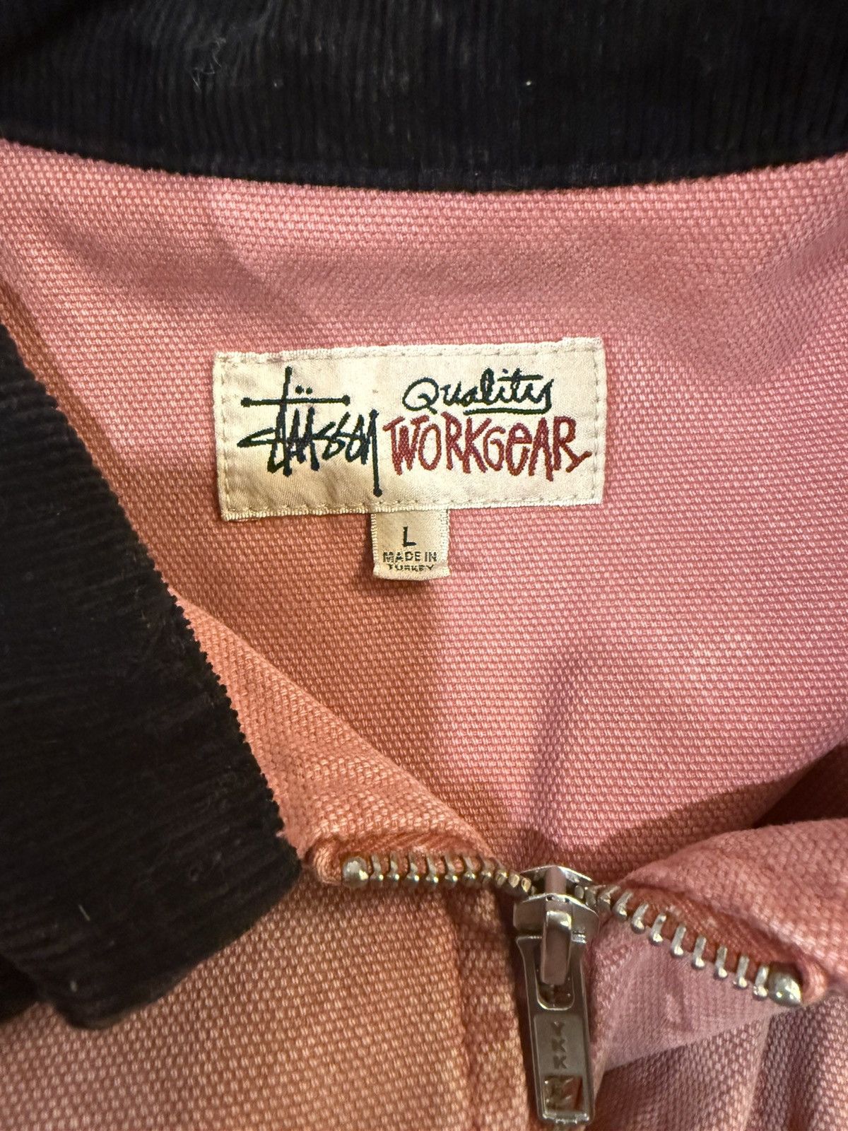 Stussy Pink Stussy Workwear Jacket Size US L / EU 52-54 / 3 - 3 Thumbnail