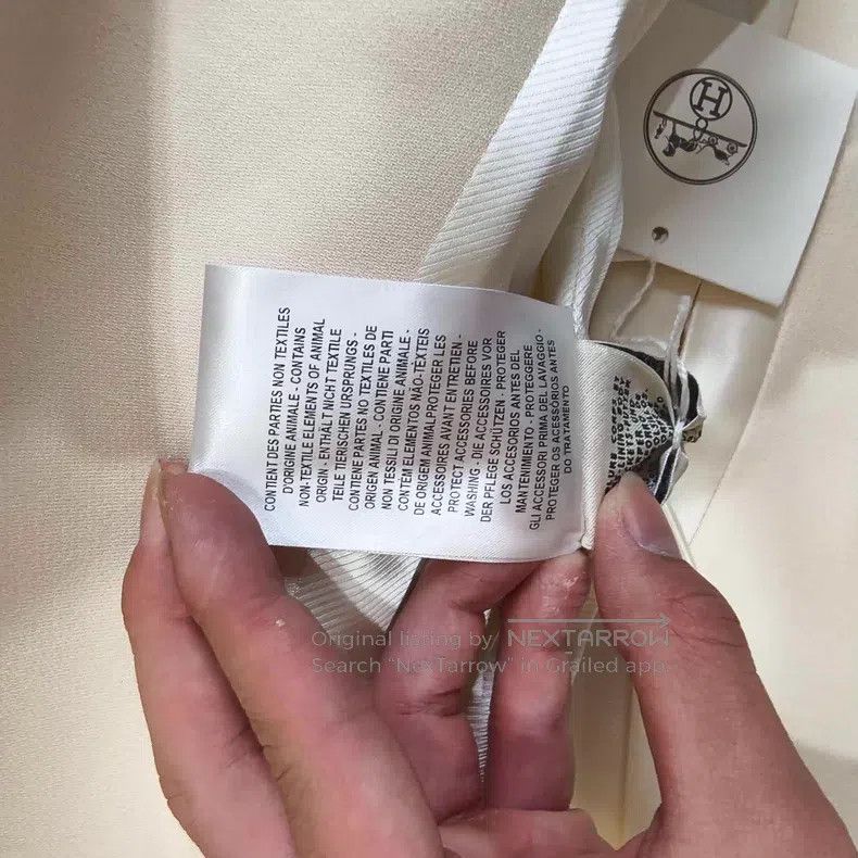 Other Hermes White Blazer Jacket Size XXS / US 00 / IT 34 - 6 Thumbnail