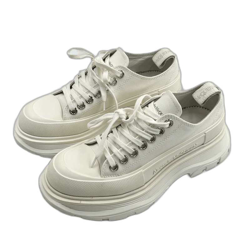 Alexander McQueen Alexander McQueen White Chunky Sneakers Size US 6 / IT 36 - 1 Thumbnail