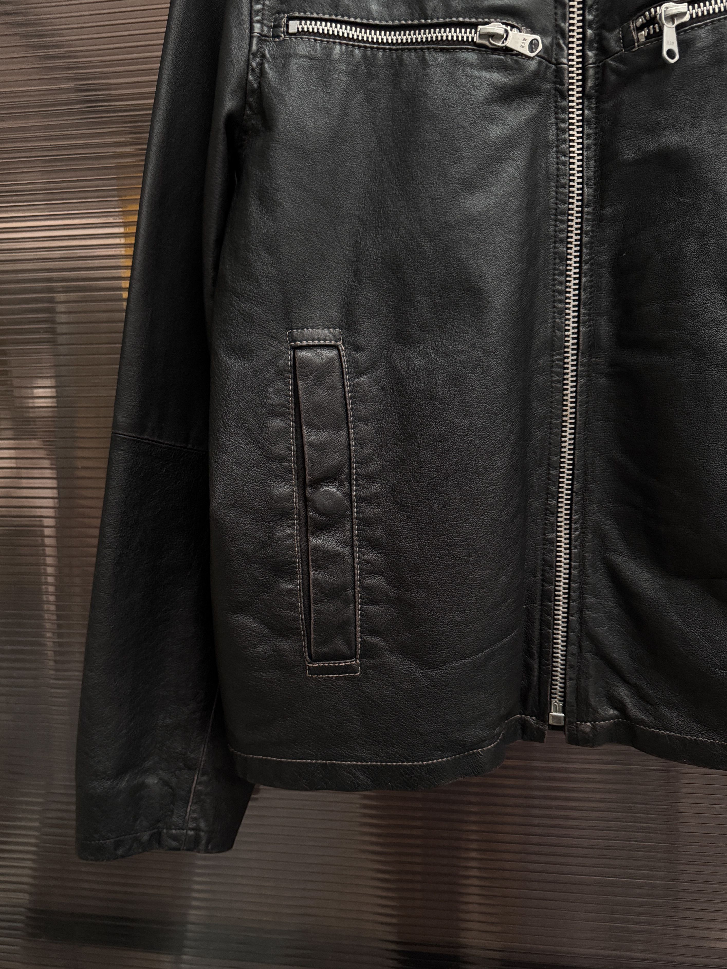G-Star G-Star Raw Real Leather Jacket Size US XL / EU 56 / 4 - 6 Thumbnail