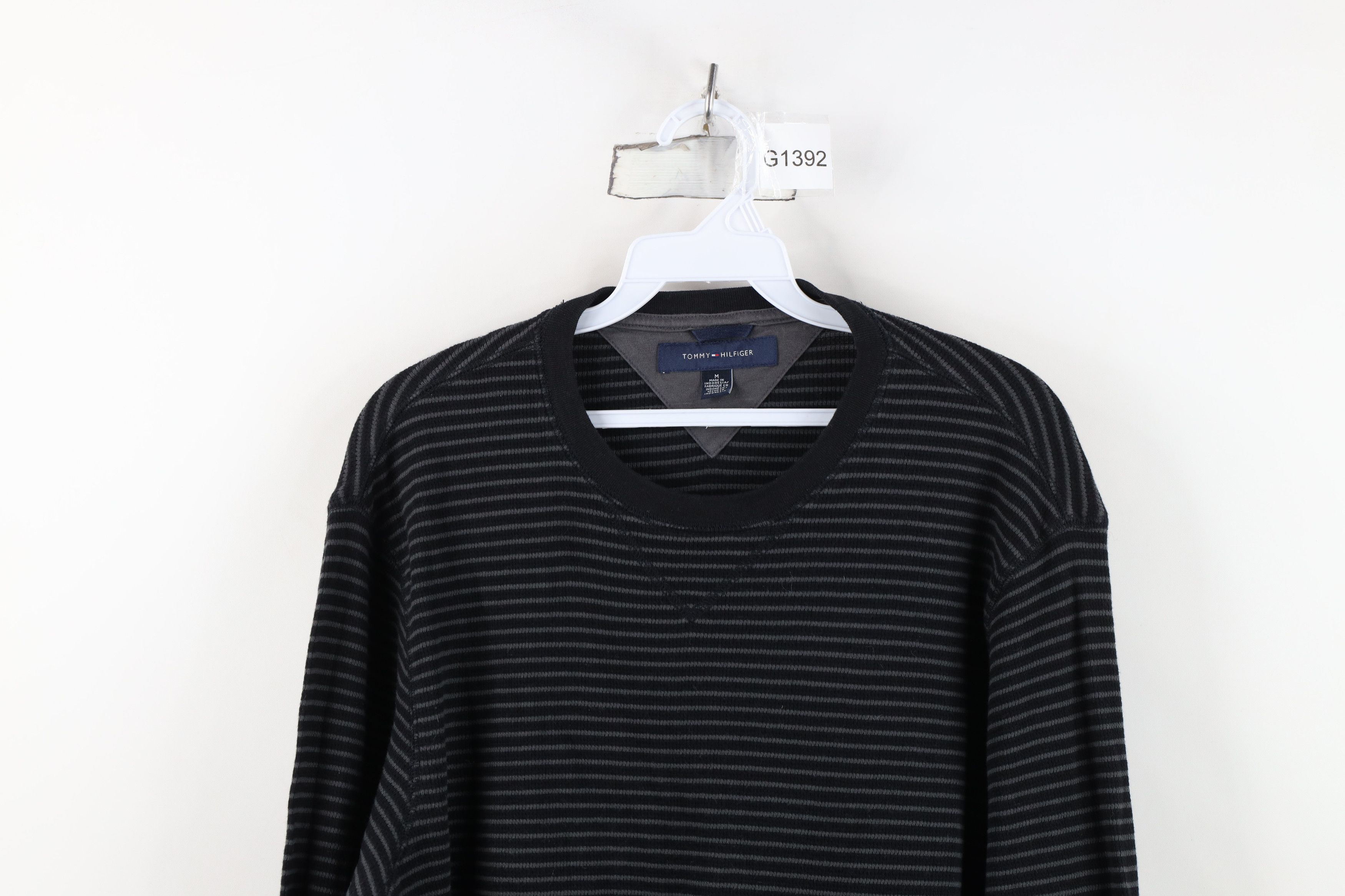 Tommy Hilfiger Vintage Tommy Hilfiger Waffle Knit Long Sleeve T-Shirt Size US M / EU 48-50 / 2 - 2 Thumbnail