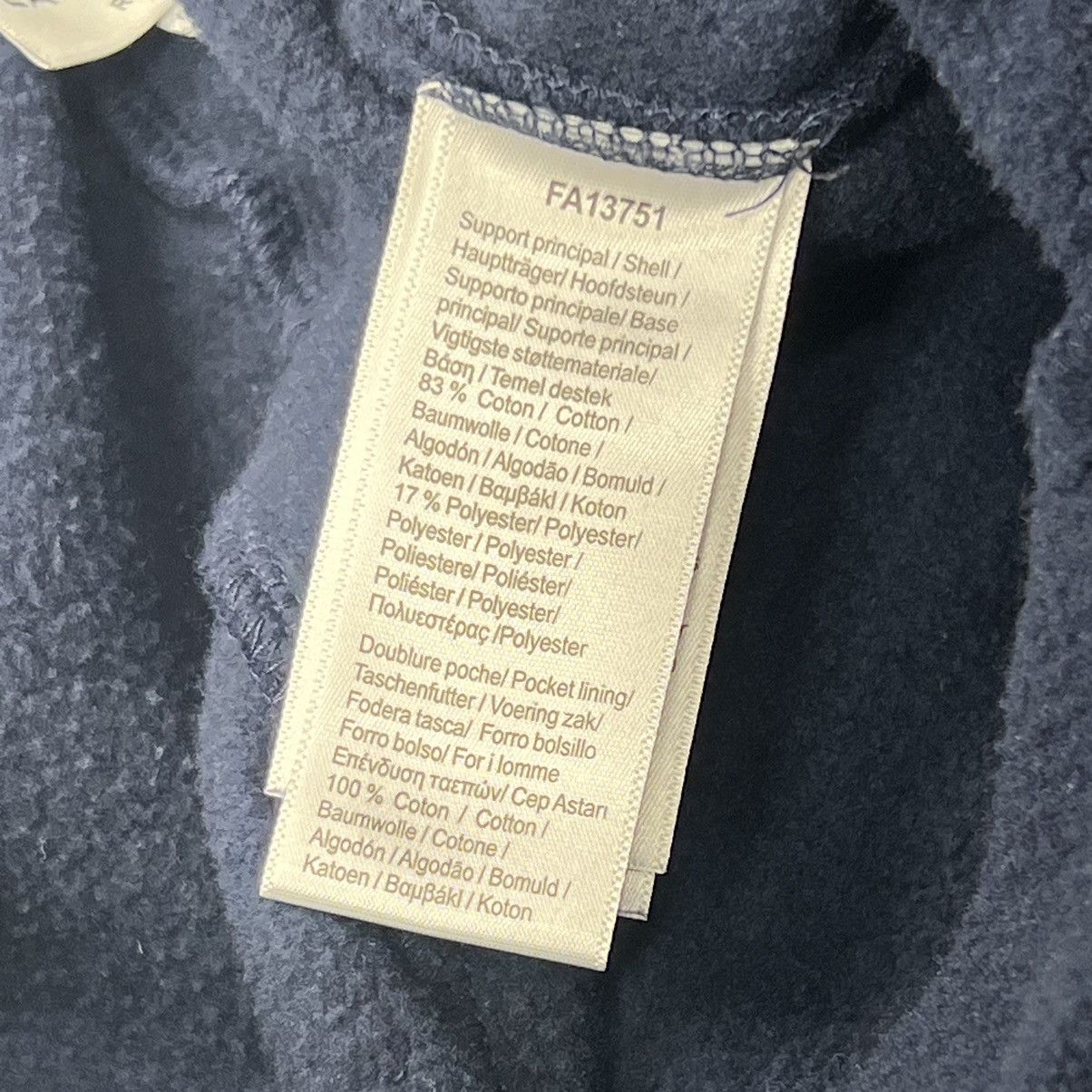 Lacoste Lacoste Sweat Shorts Blue Stripe Letter Logo Navy Drawstring Size US 36 / EU 52 - 6 Thumbnail