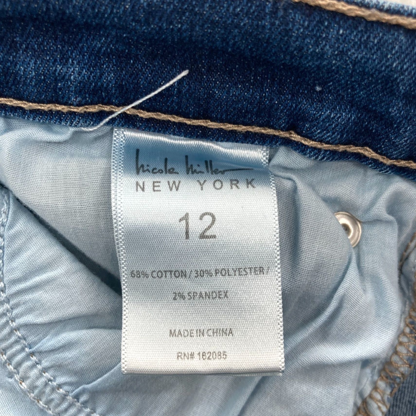Nicole Miller Nicole Miller Soho Skinny Crop Jeans Womens 8 Blue Stretch Denim Distressed City Size 30" / US 8 / IT 44 - 5 Thumbnail