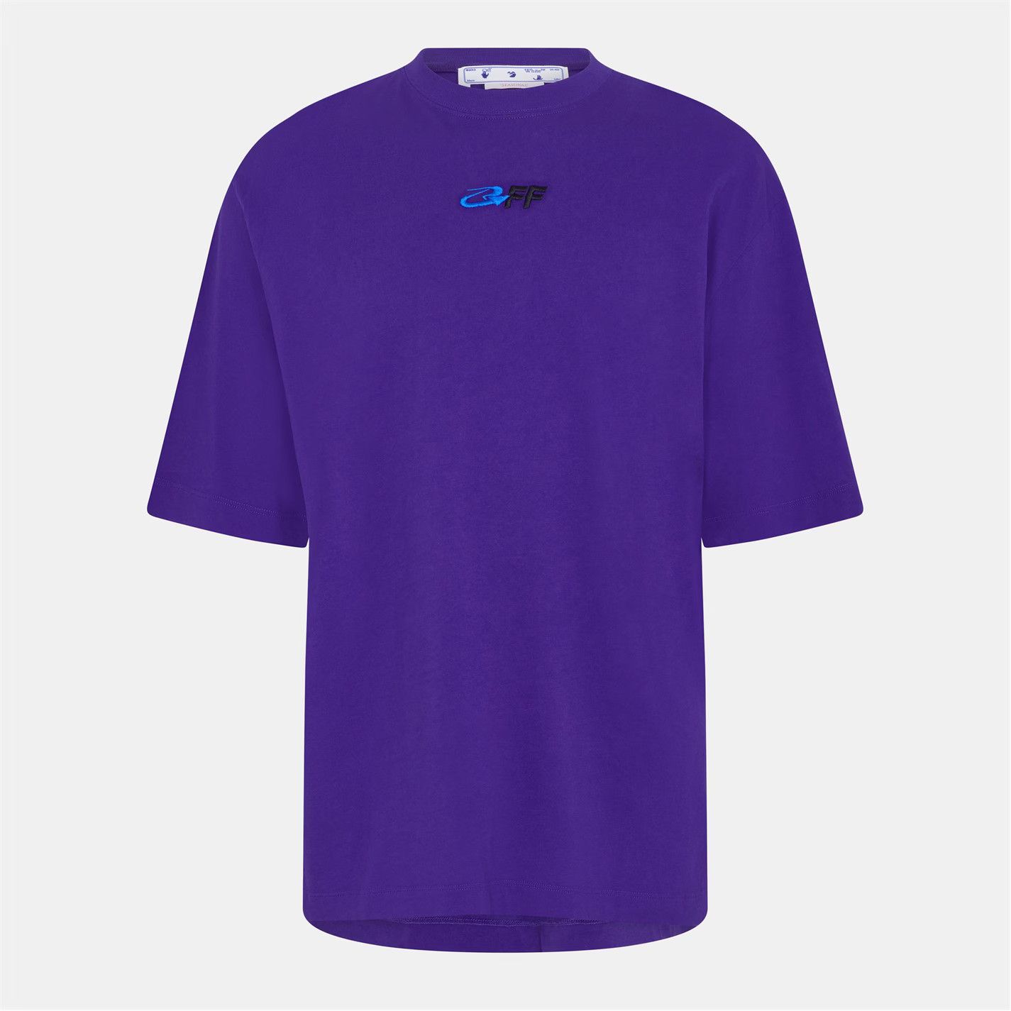 Off-White o1g2r1mq0226 Exact Skate Short Sleeve T-Shirt In Purple Size US XXS / EU 40 - 1 Thumbnail