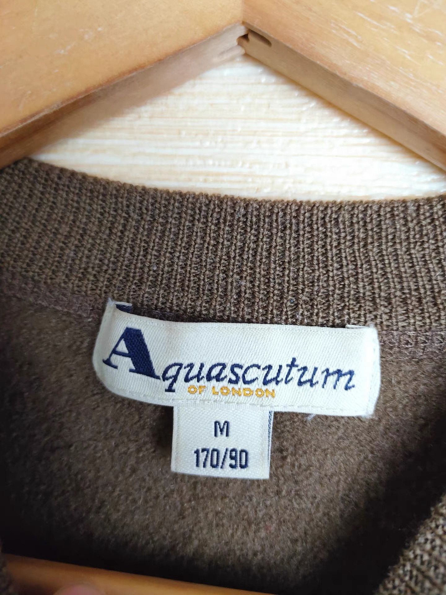 Aquascutum Aquascutum Men's 100% Wool Sweater K29 Size US M / EU 48-50 / 2 - 5 Thumbnail