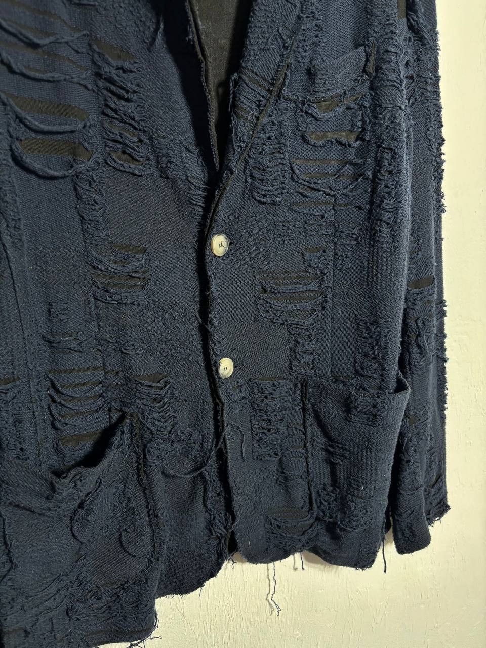 Japanese Brand Avant Garde Torn Japanese Y2K Blazer jacket Size US M / EU 48-50 / 2 - 5 Thumbnail