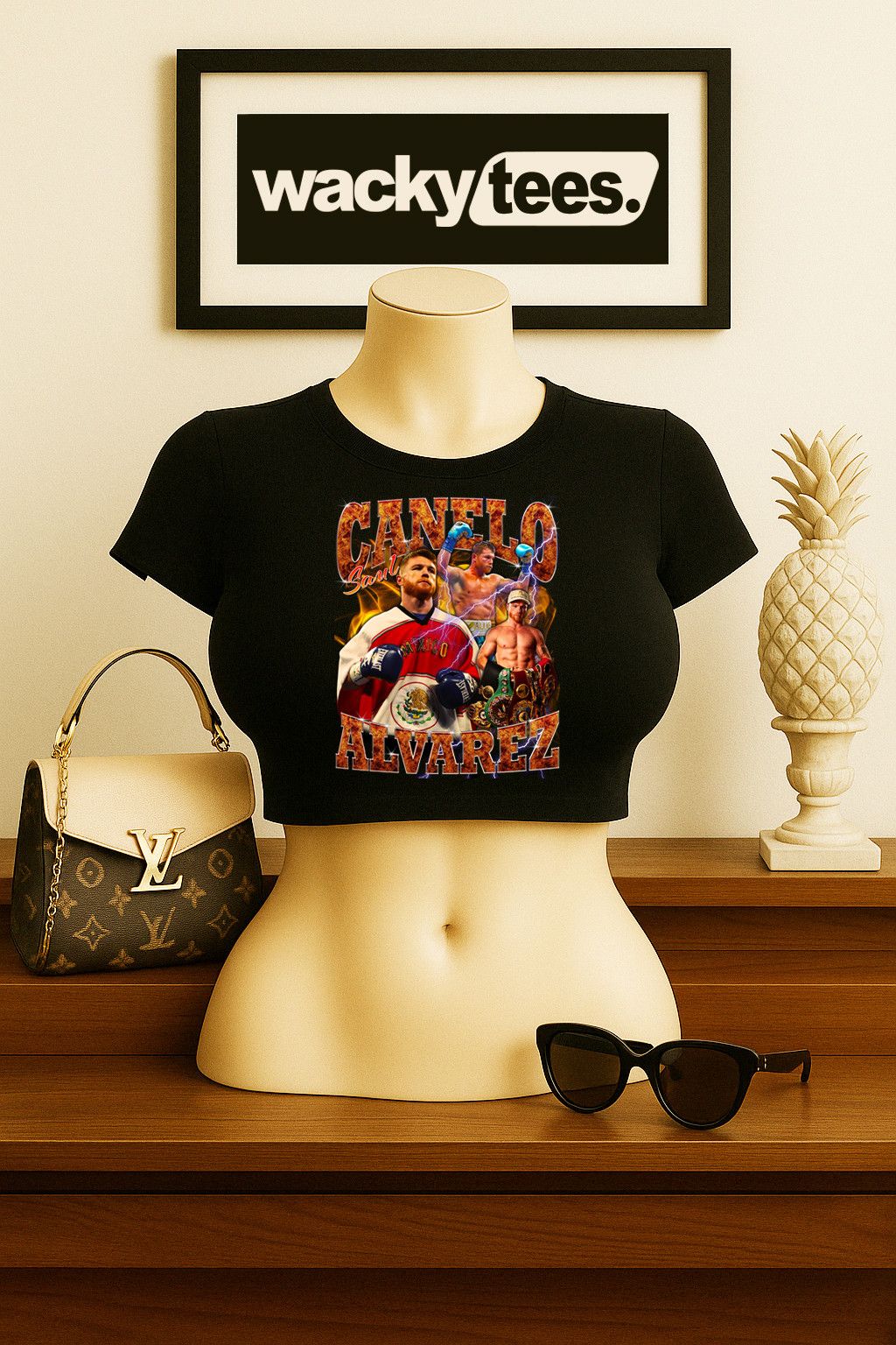 Other Canelo Alvarez Mexico Lighting Portrait Graphic Tee Shirt Size US L / EU 52-54 / 3 - 6 Thumbnail