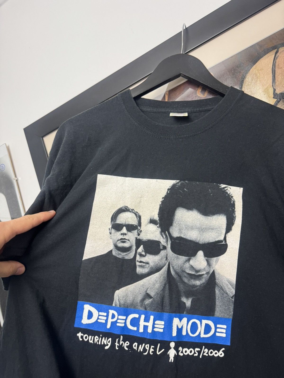 Band Tees Vintage Y2k Depeche Mode touring the angel tour photo tee Size US M / EU 48-50 / 2 - 3 Thumbnail