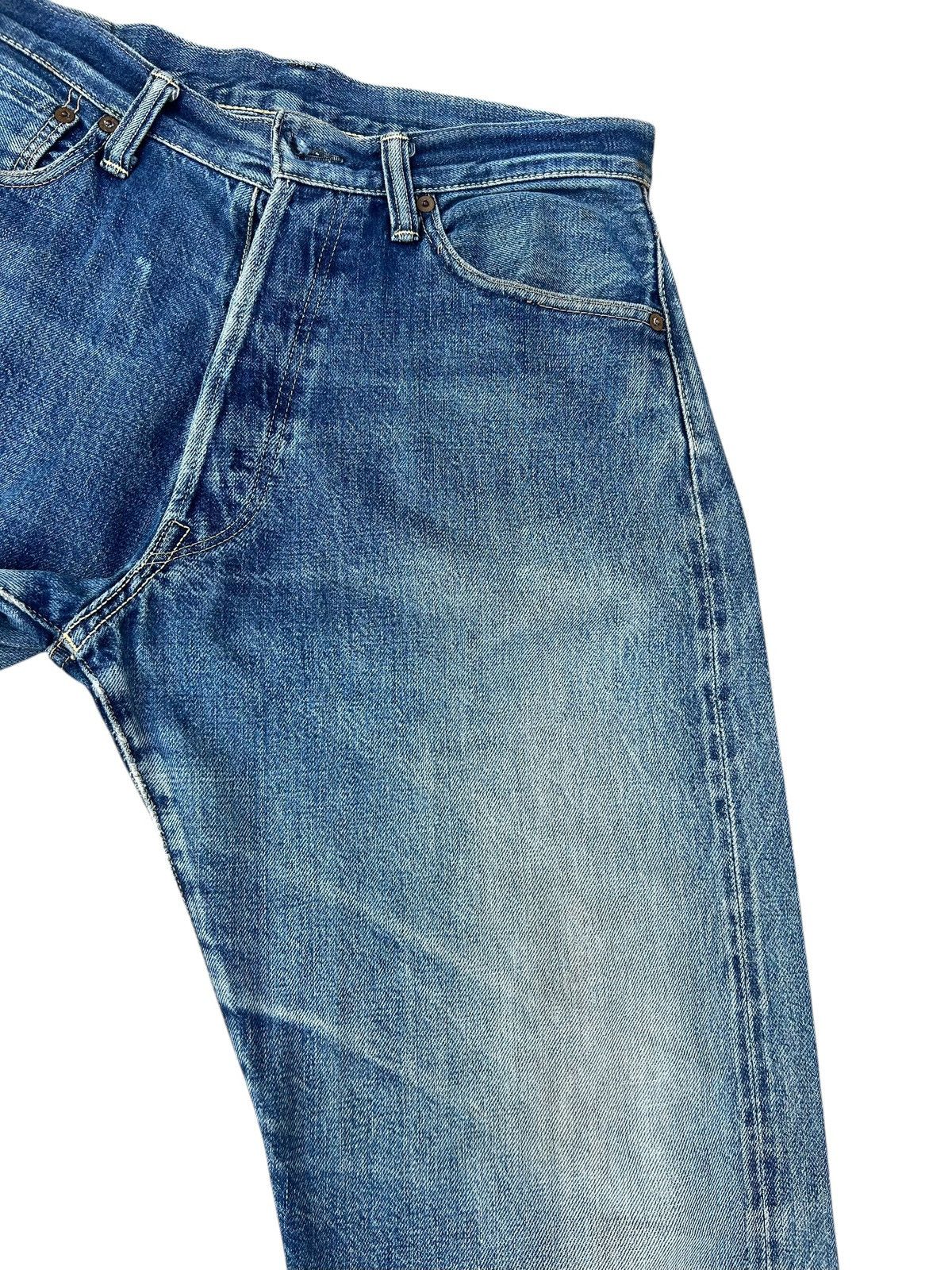 Full Count & Co. Vintage OVER RAIL & Co Japan Dirty Mud Denim Selvedge Jeans Size US 31 - 9 Thumbnail