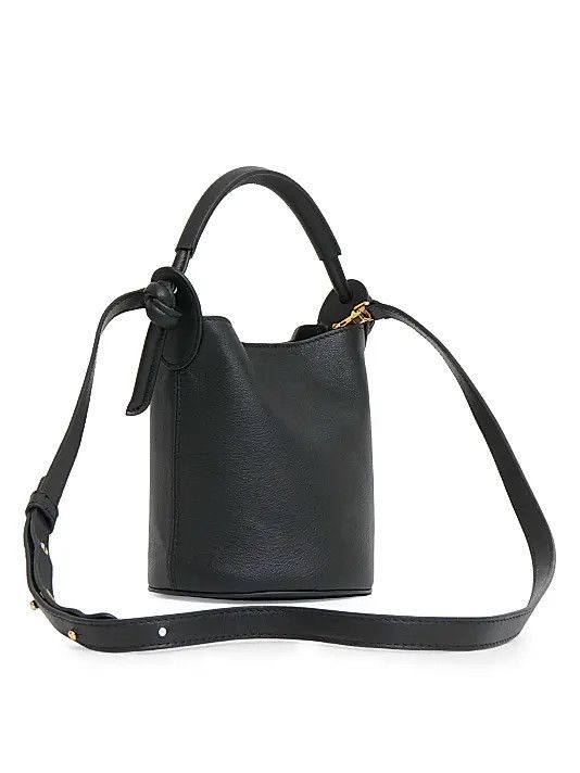 Mansur Gavriel os11x0326 Size: OS / Mini Fortuna Leather Bucket Bag Black Size ONE SIZE - 2 Thumbnail