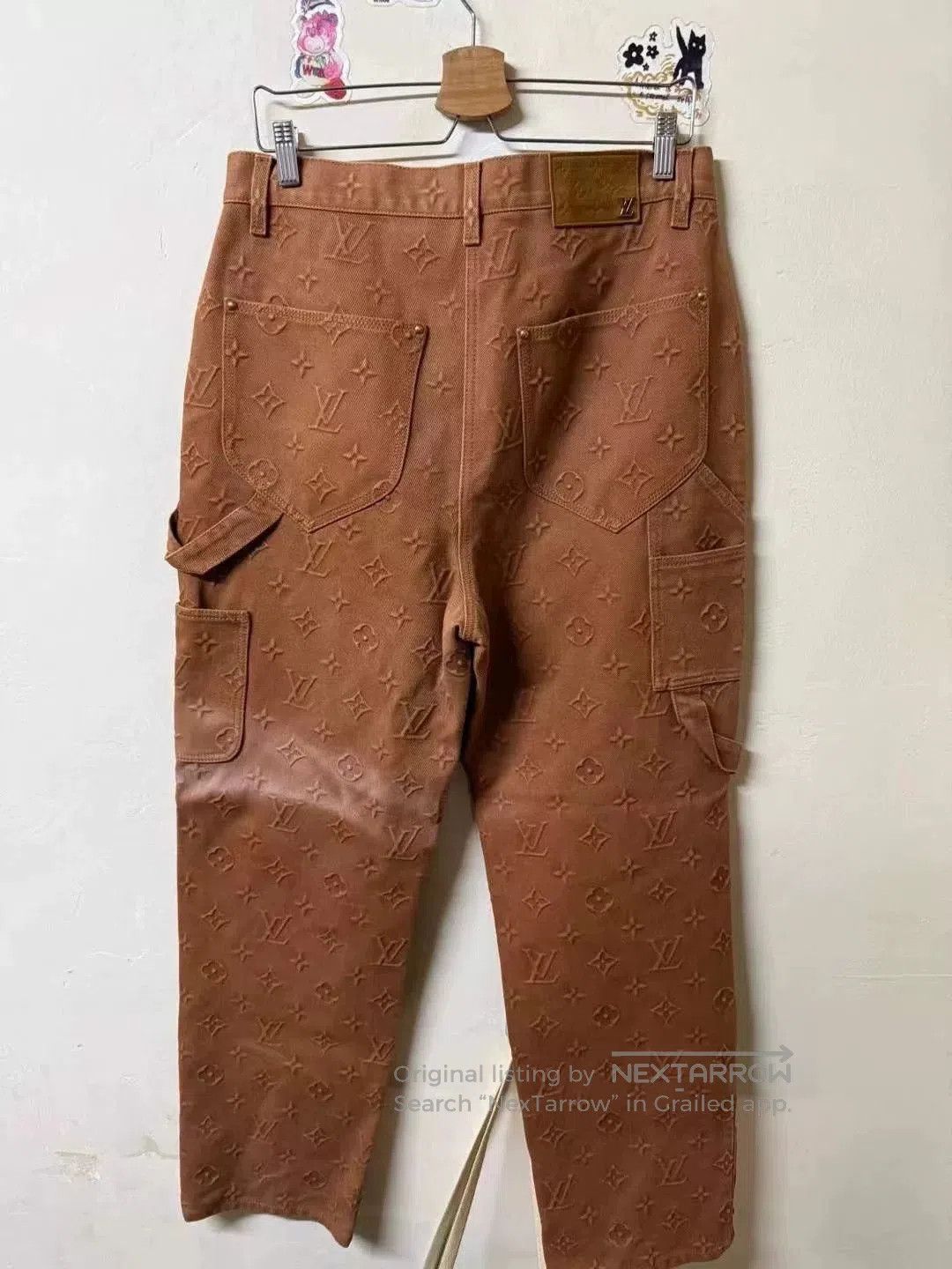 Louis Vuitton Louis Vuitton Brown Logo Pants Size 32. Size US 32 / EU 48 - 2 Thumbnail