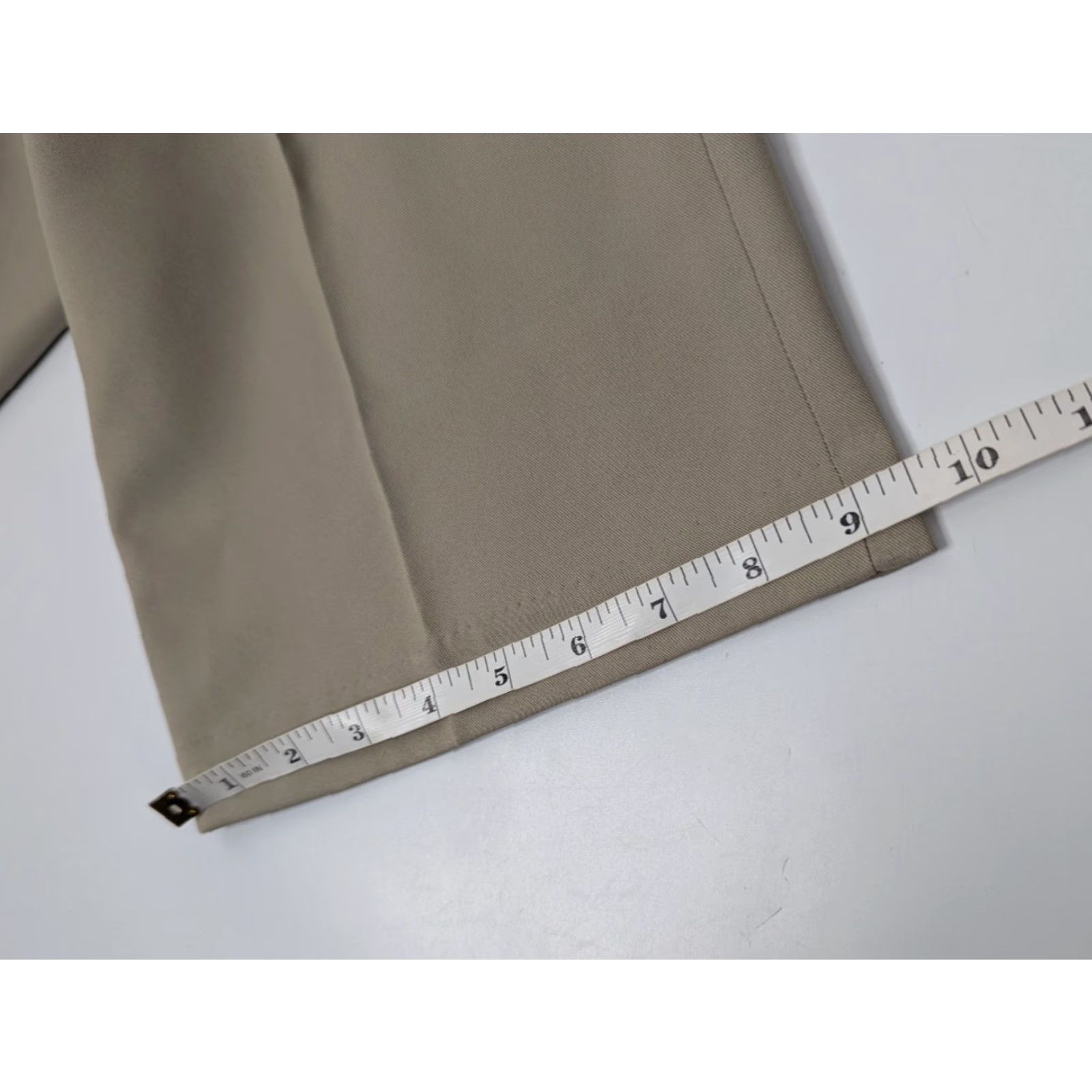 Vintage NWT Jack Nicklaus Performance Men's Khakis Taupe Pleated Golf Dress Pants 36W Regular Inseam 32" Size US 36 / EU 52 - 7 Thumbnail