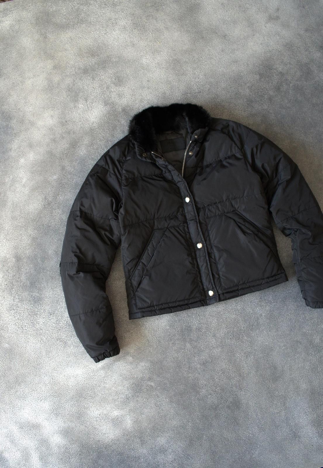 Other FW2004 Prada Runway Down Jacket Collar Mink Fur Crystal Size XS / US 0-2 / IT 36-38 - 5 Thumbnail