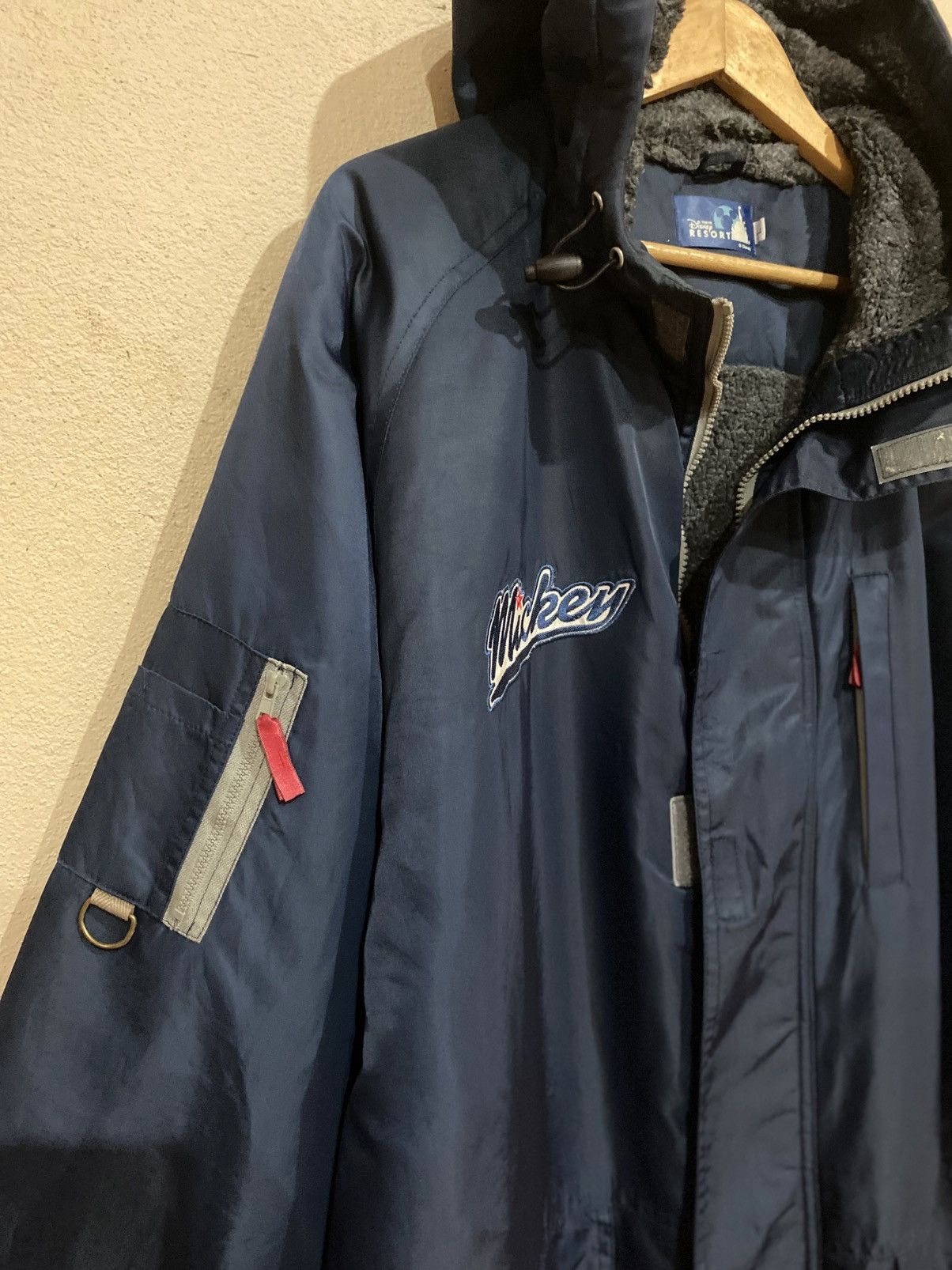 Disney × Mickey Mouse Mickey Sherpa Lining Long Jacket Size US L / EU 52-54 / 3 - 4 Thumbnail