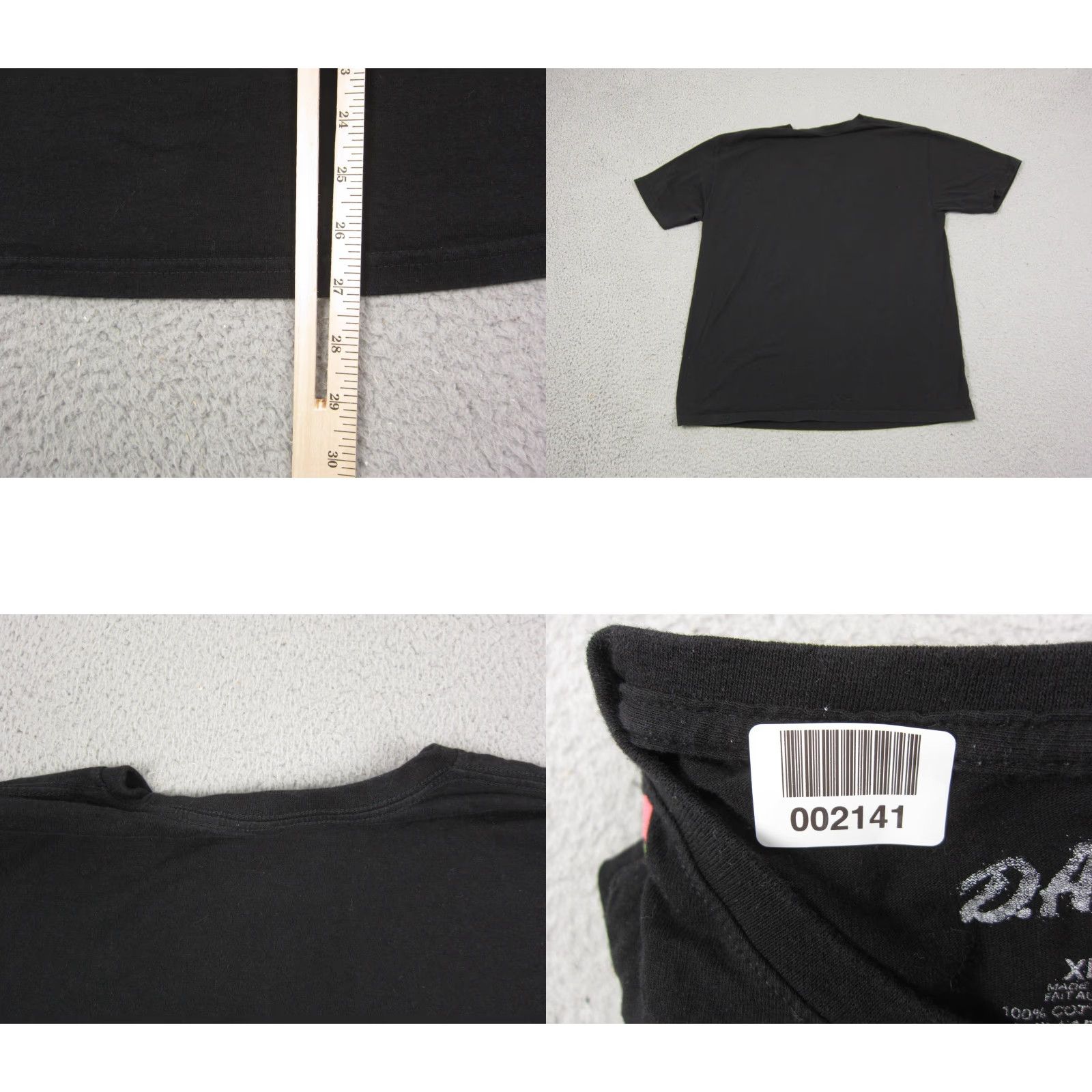 Vintage DARE Super Drag Racing Shirt Mens XL Black Graphic Print Cotton Knit Crew Neck Short Sleeve T-Shirt Size US XL / EU 56 / 4 - 8 Thumbnail