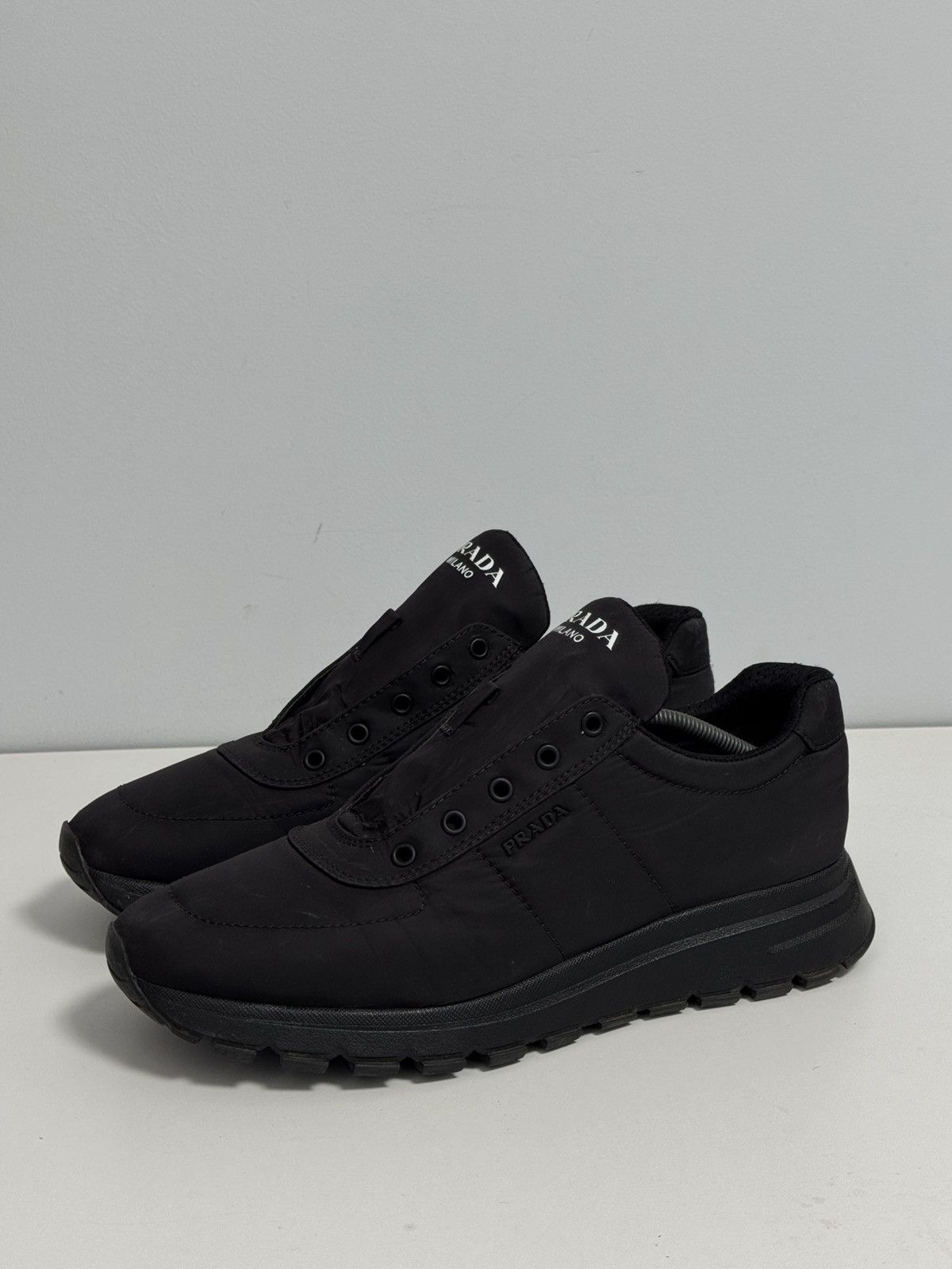 Prada PRADA Nylon PRAX Sneakers Men’s Size 10 Size US 10 / EU 43 - 1 Thumbnail