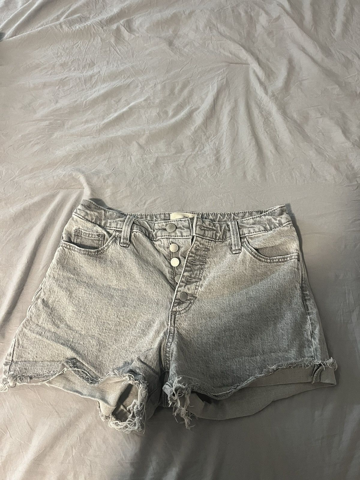 Target Basics × Vintage gray jean shorts Size 27" / US 4 / IT 40 - 1 Thumbnail