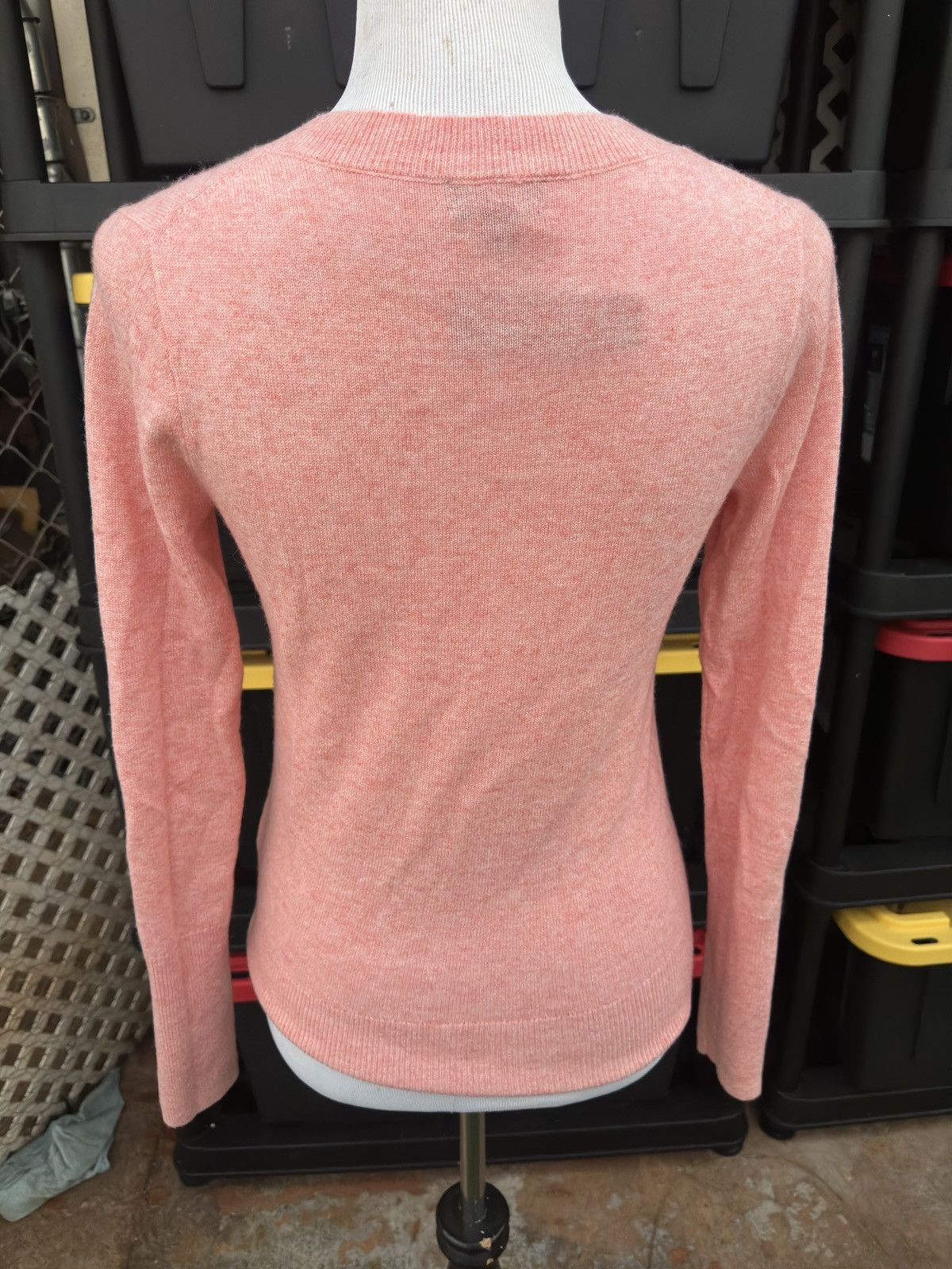 J.Crew New J Crew V - Neck Cashmere Sweater Women's XS Orange Size XS / US 0-2 / IT 36-38 - 2 Thumbnail