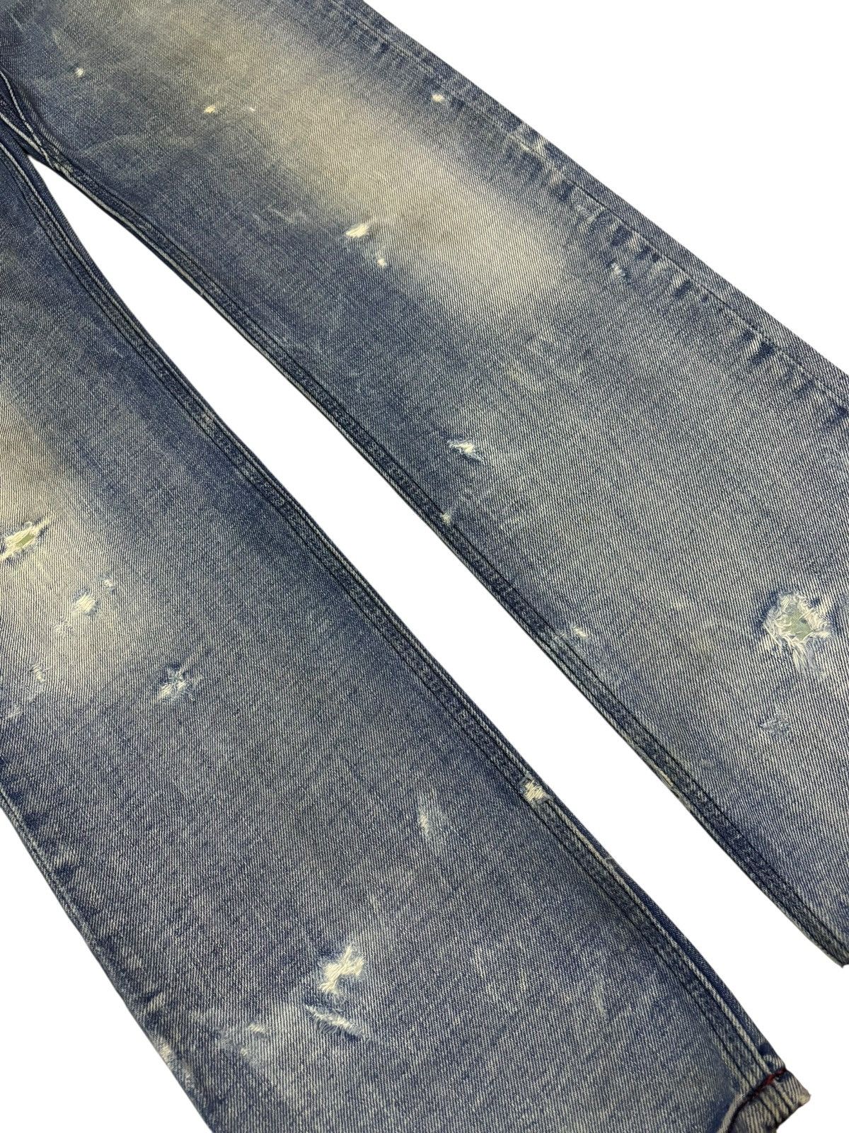 Diesel Vtg Diesel Timmen Grunge Distressed Jeans Size US 30 / EU 46 - 3 Thumbnail