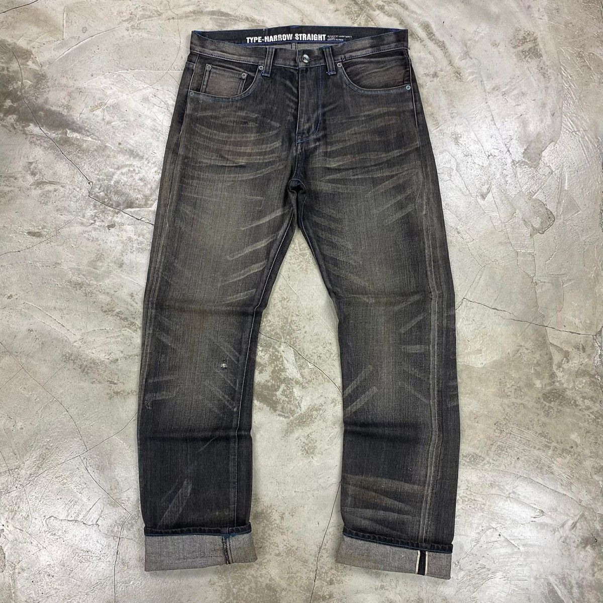 Neighborhood FW2008 Rigid Savage Selvedge Denim Pants Size US 34 / EU 50 - 1 Thumbnail