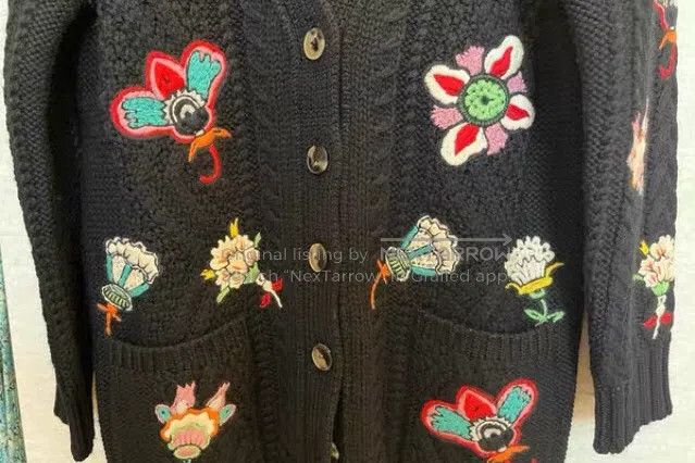 Valentino Valentino Heavy embroidered wool coat Size S / US 4 / IT 40 - 3 Thumbnail