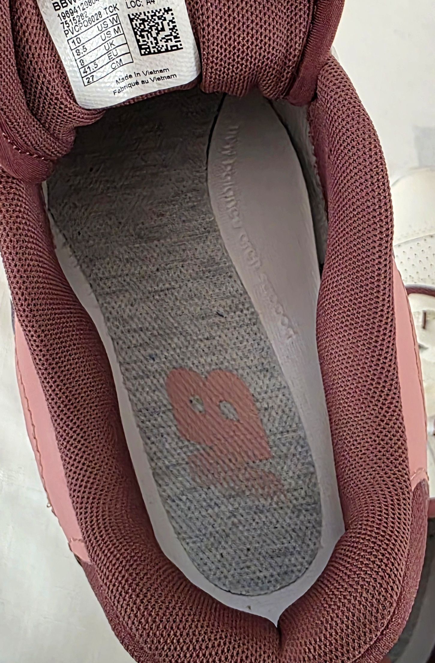 New Balance New Balance Women 550 sneakers 'Washed Burgundy10 Men 8.5 Size US 8 / EU 41 - 12 Thumbnail