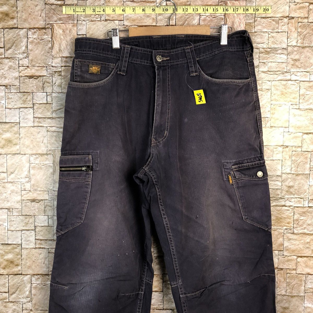 Faded Glory Dogman Purple Cargo Multipocket Pants #A745 Size US 34 / EU 50 - 5 Thumbnail